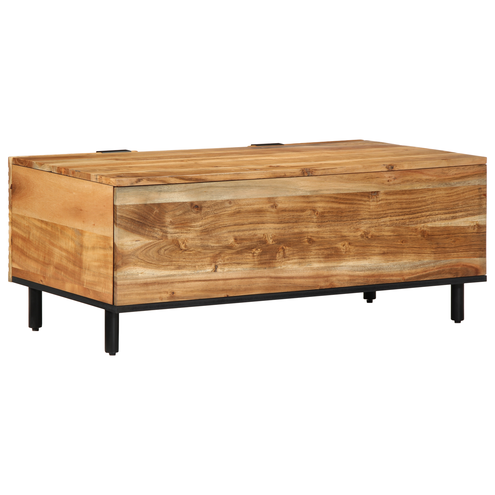 Coffee Table 100x54x40 cm Solid Wood Acacia - Image 3