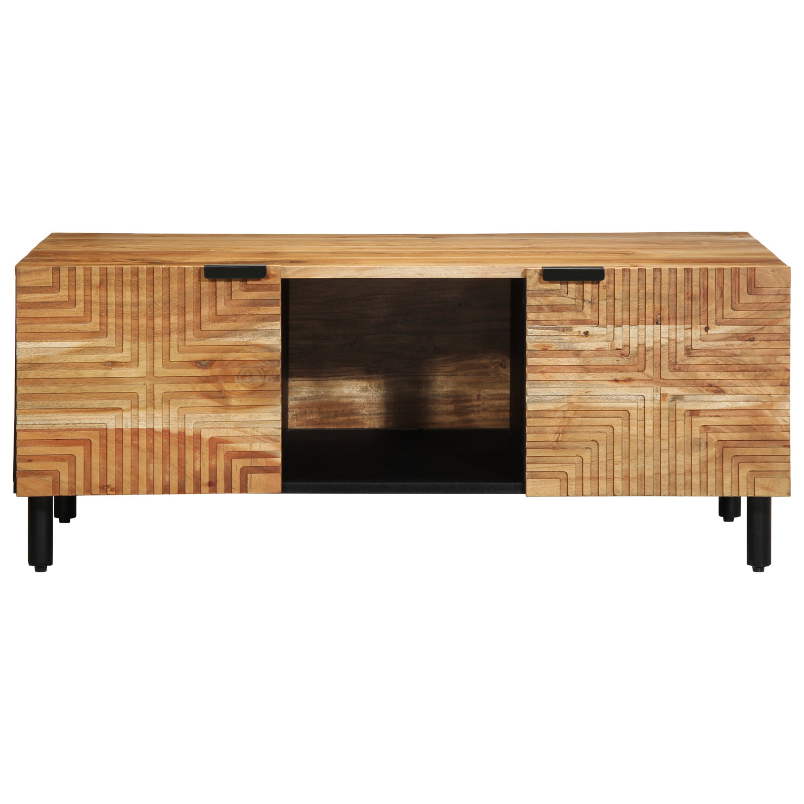 Coffee Table 100x54x40 cm Solid Wood Acacia - Image 4