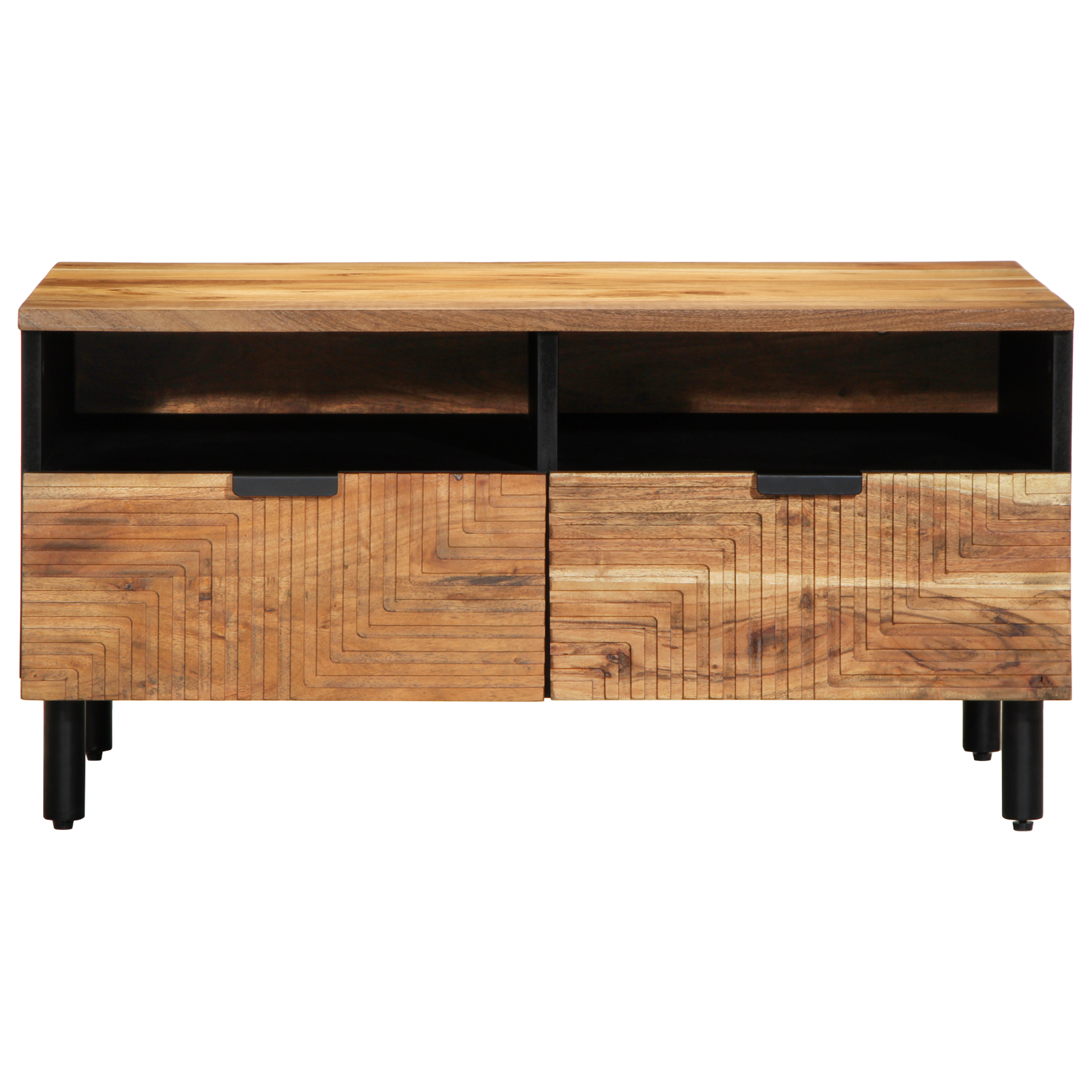 Coffee Table 80x54x40 cm Solid Wood Acacia - Image 4