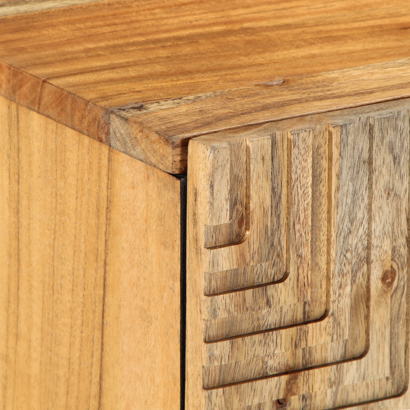 TV Cabinet 105x33,5x46 cm Solid Wood Acacia - Image 6