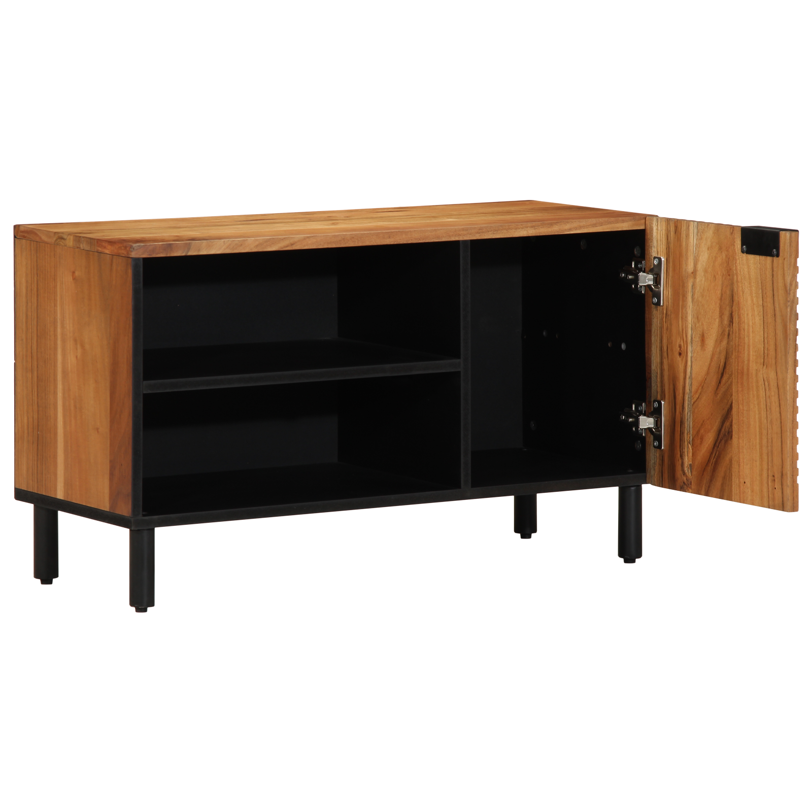 TV-kast 80×31,5×46 cm Massief acaciahout