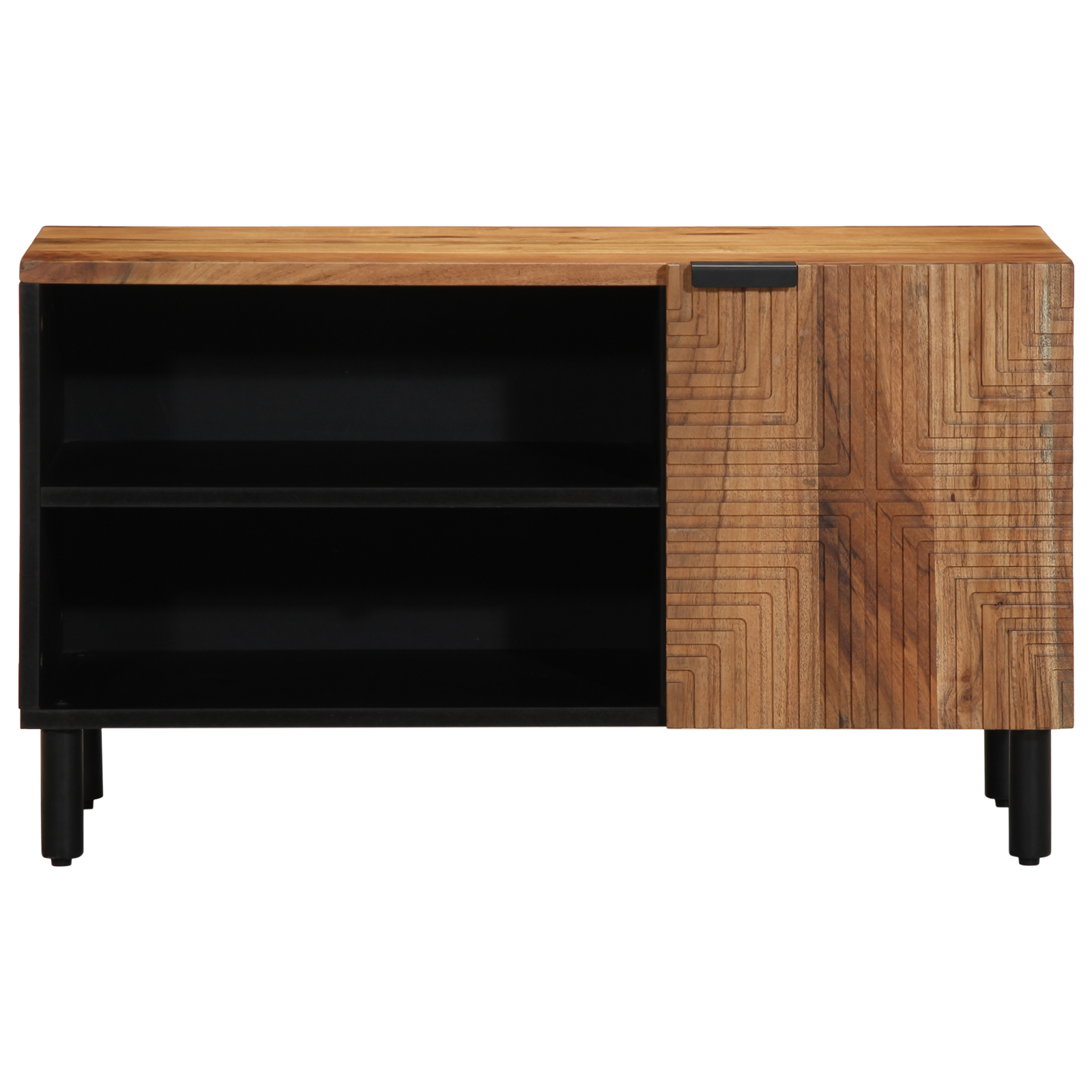 TV Cabinet 80x31,5x46 cm Solid Wood Acacia - Image 4