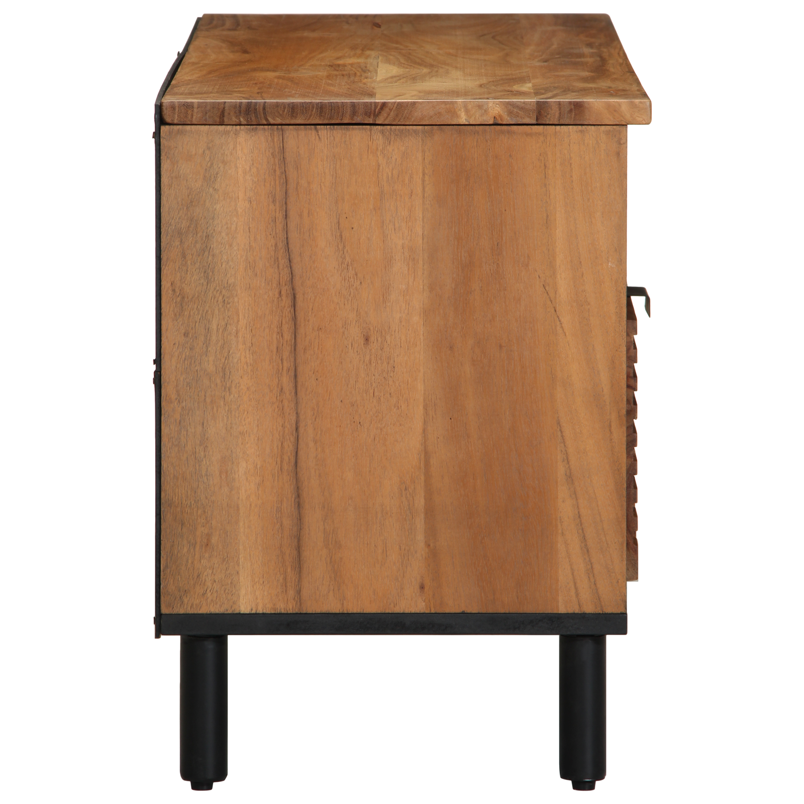 TV Cabinet 100x33,5x46 cm Solid Wood Acacia - Image 5