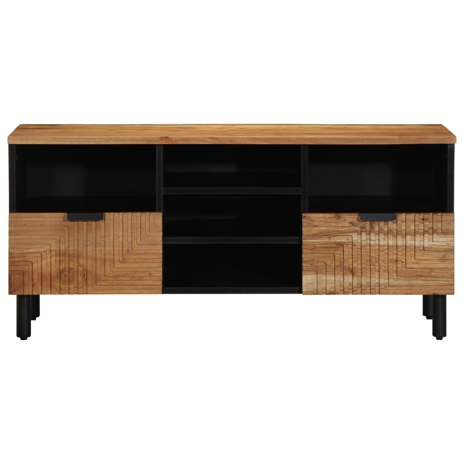 TV Cabinet 100x33,5x46 cm Solid Wood Acacia - Image 4