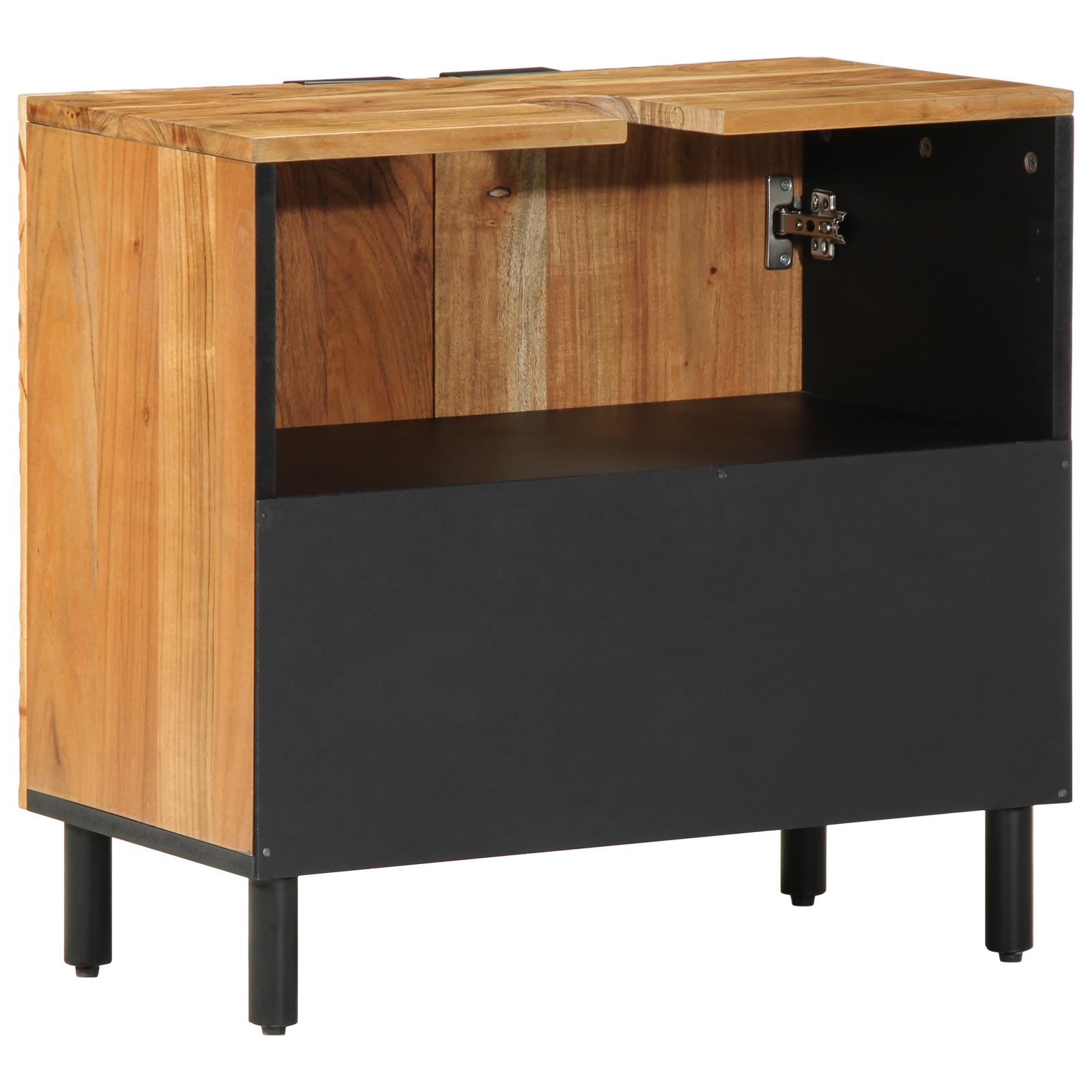 Bathroom Sink Cabinet 62x33x58 cm Solid Wood Acacia - Image 3