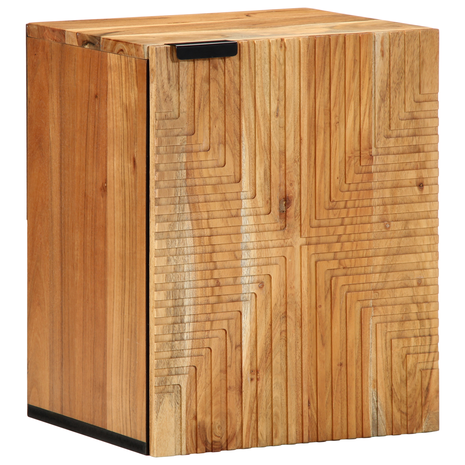 Bathroom Hanging Cabinet 38x33,5x48 cm Solid Wood Acacia - Image 2
