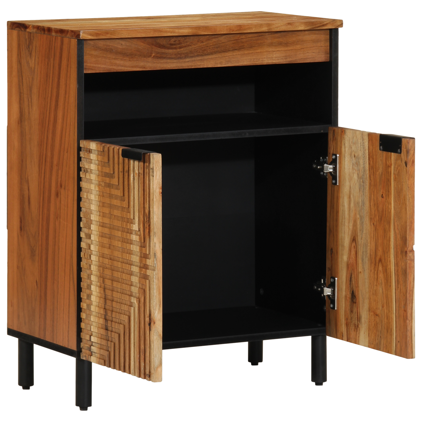 Sideboard 60x33x75 cm Solid Wood Acacia - Image 2
