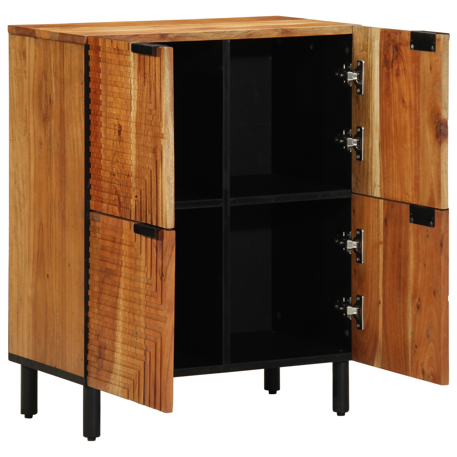 Sideboard 60x33x75 cm Solid Wood Acacia - Image 2