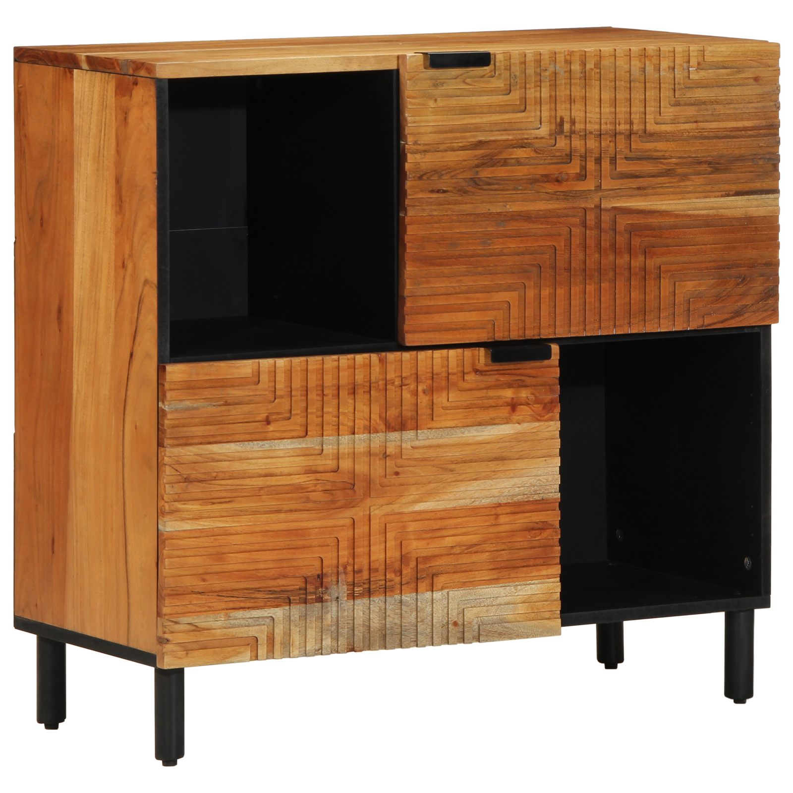 Sideboard 80x33x75 cm Solid Wood Acacia