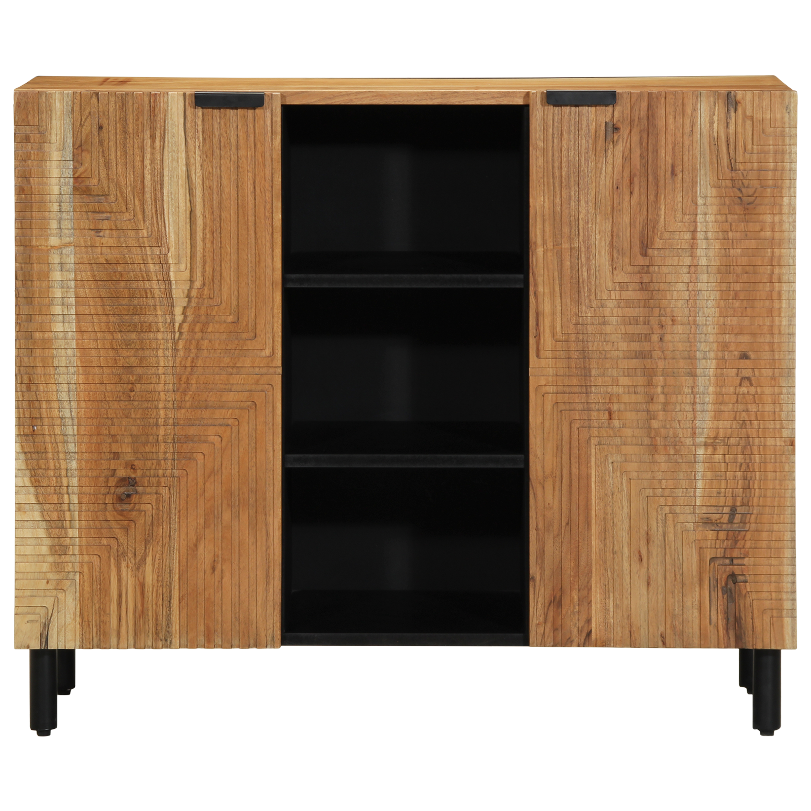 Sideboard 90x33x75 cm Solid Wood Acacia - Image 3