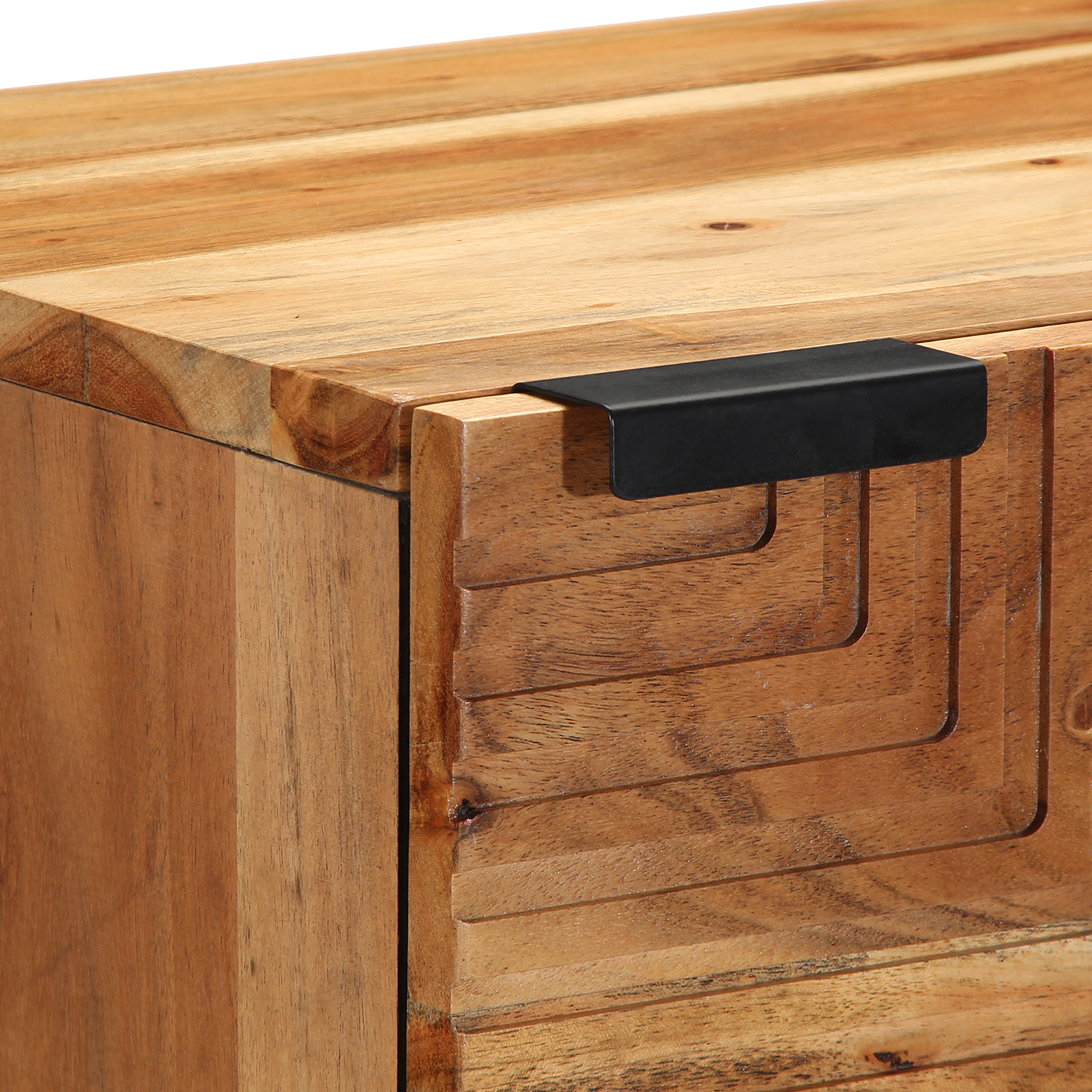 Highboard 40x33x110 cm Solid Wood Acacia - Image 6