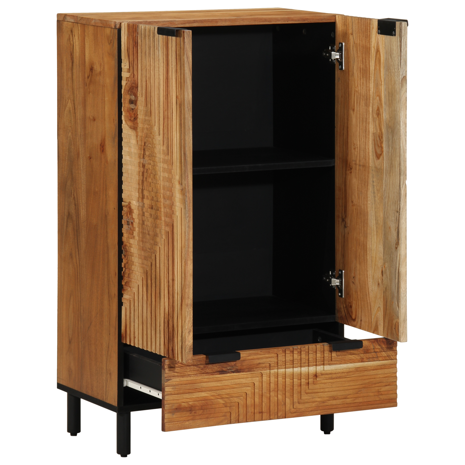 Highboard 60x33x100 cm Solid Wood Acacia - Image 2