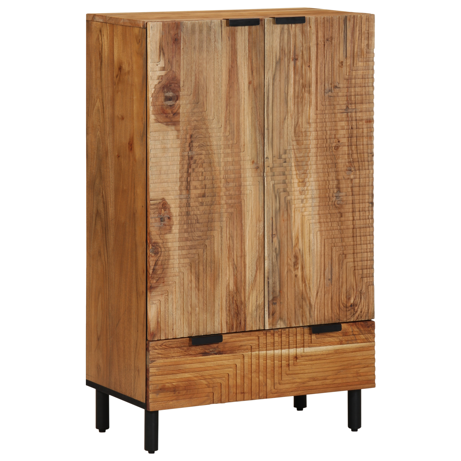 Highboard 60x33x100 cm Massief Acaciahout