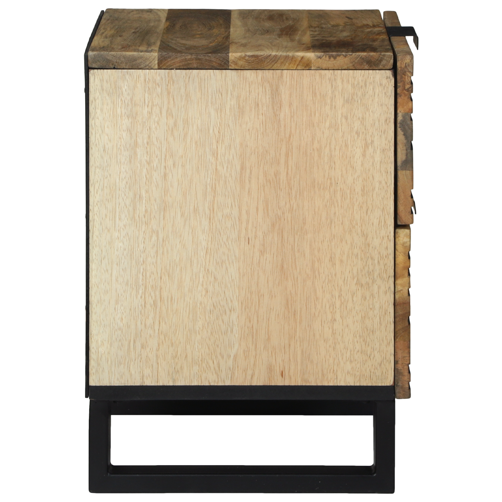 Bedside Cabinet 40x33.5x46 cm Solid Wood Mango and Engineered Wood - Image 4