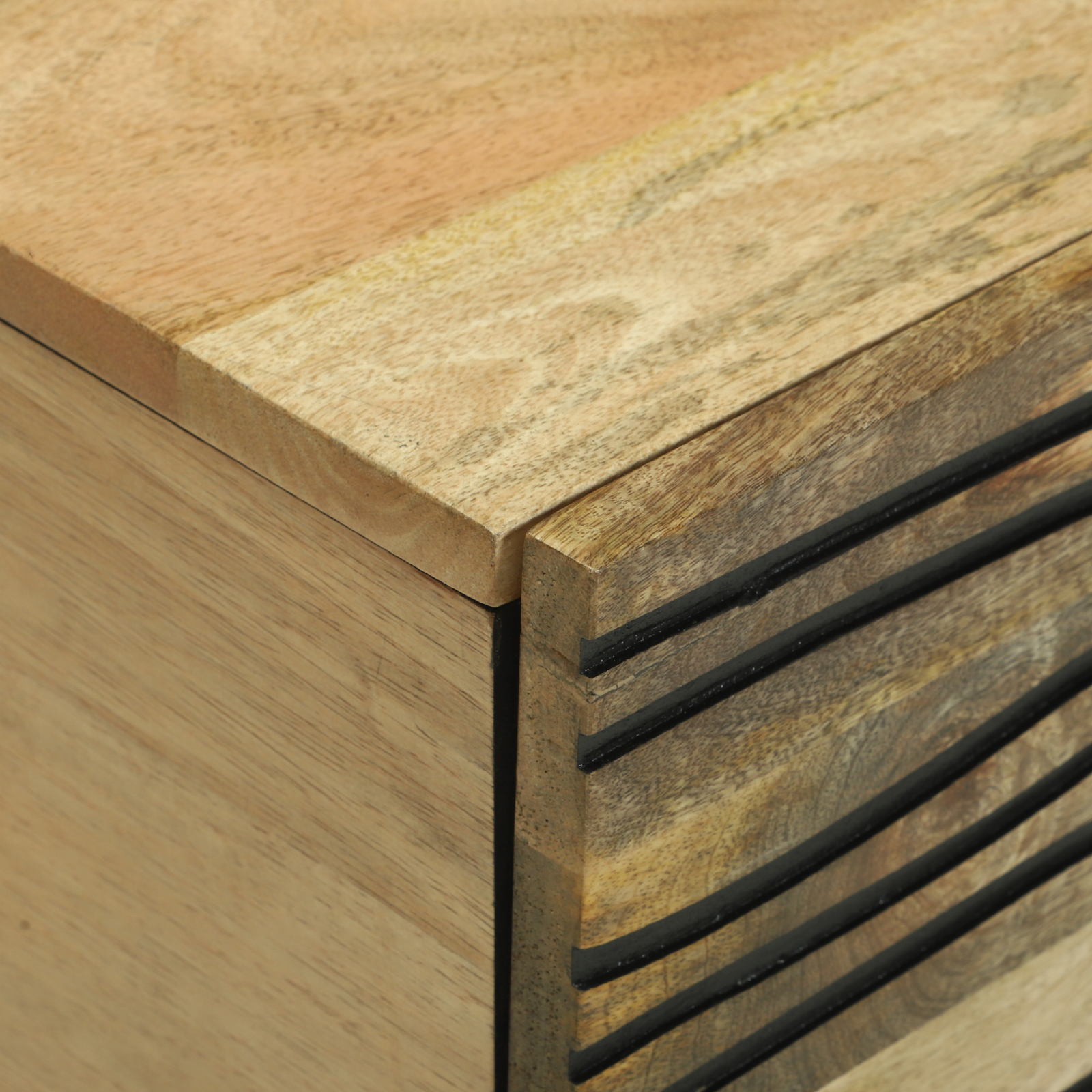 Coffee Table 80x50x40 cm Solid Wood Mango - Image 6