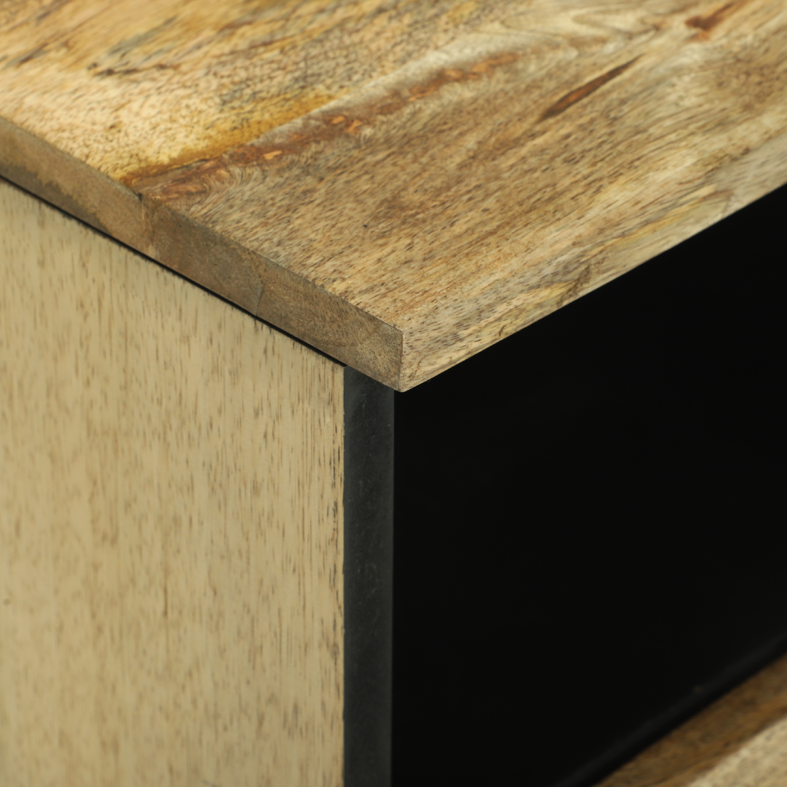 Bedside Cabinet 40x33x46 cm Solid Wood Mango - Image 6