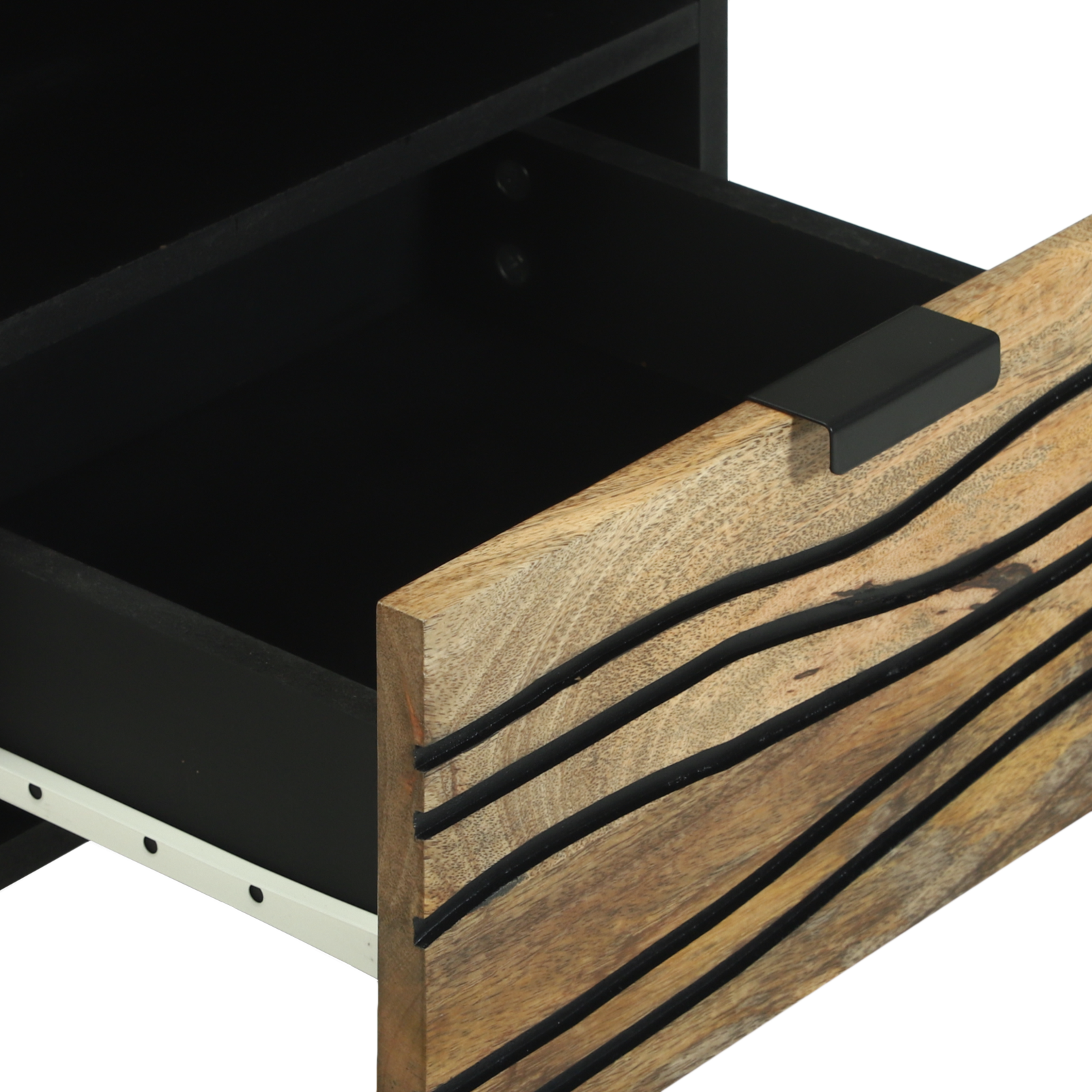 Bedside Cabinet 40x33x46 cm Solid Wood Mango - Image 7