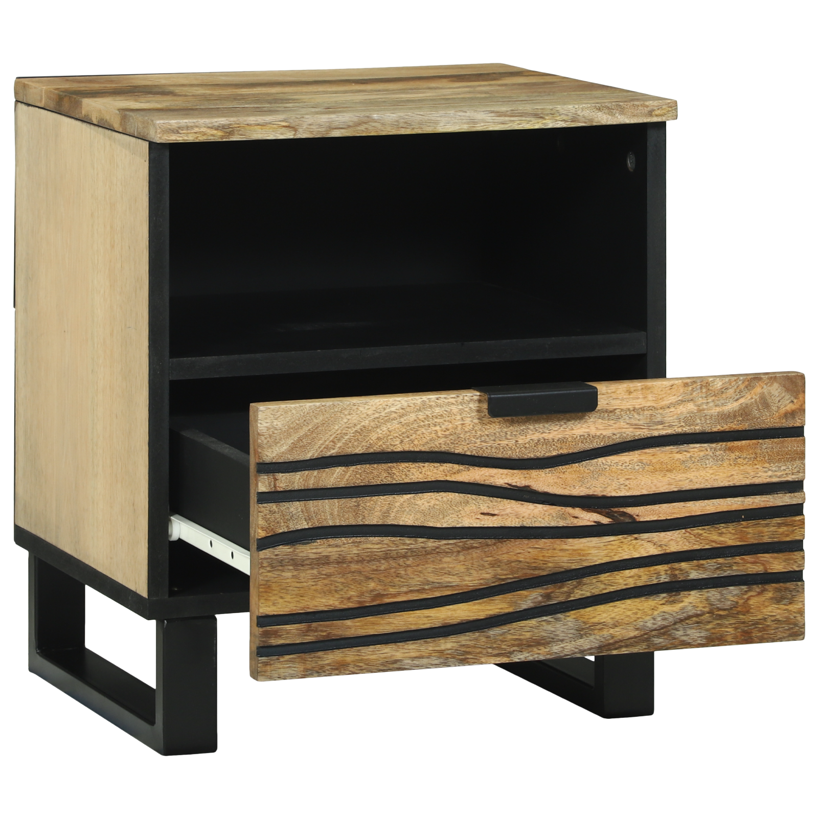 Bedside Cabinet 40x33x46 cm Solid Wood Mango - Image 2