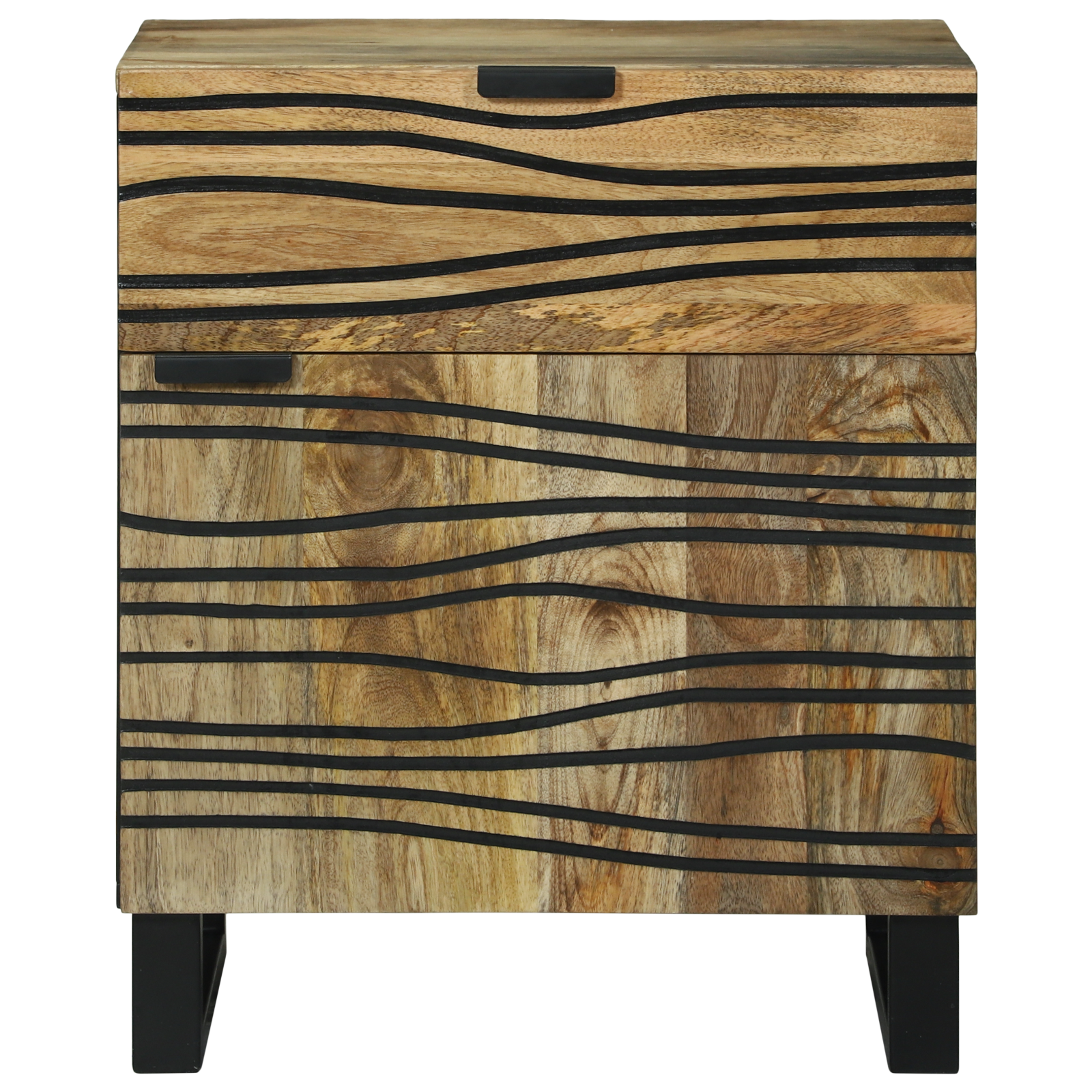Bedside Cabinet 50x33x60 cm Solid Wood Mango - Image 3
