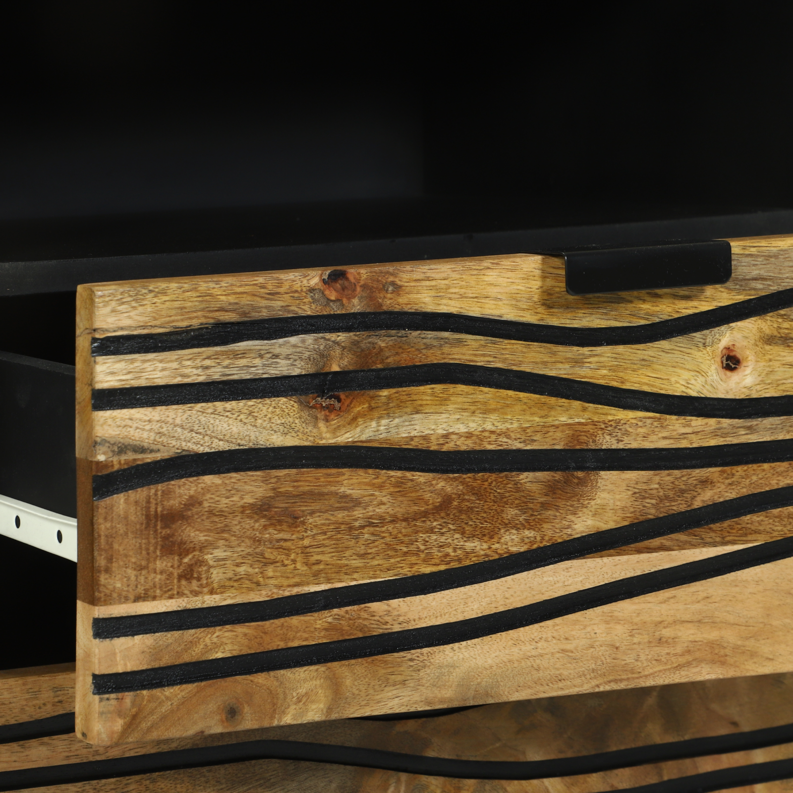 Bedside Cabinet 50x33x60 cm Solid Wood Mango - Image 7