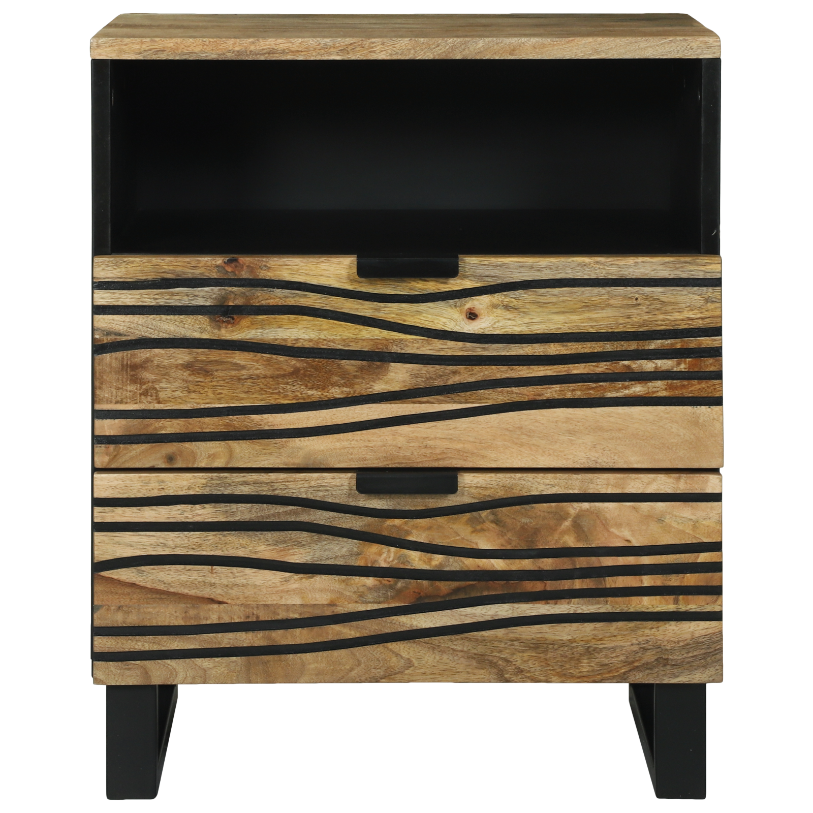 Bedside Cabinet 50x33x60 cm Solid Wood Mango - Image 3