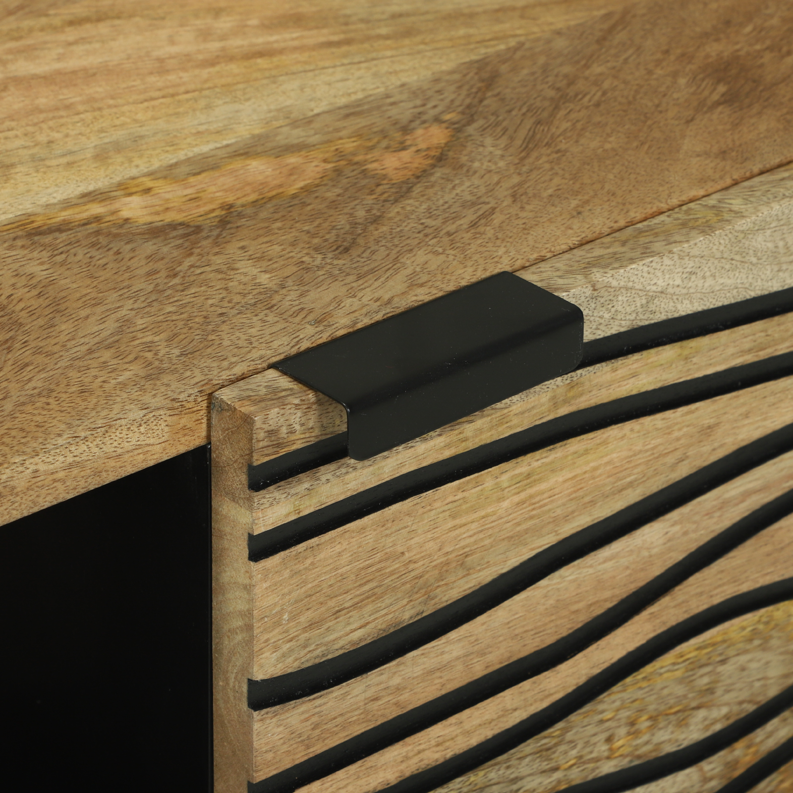 Coffee Table 100x54x40 cm Solid Mango Wood - Image 7