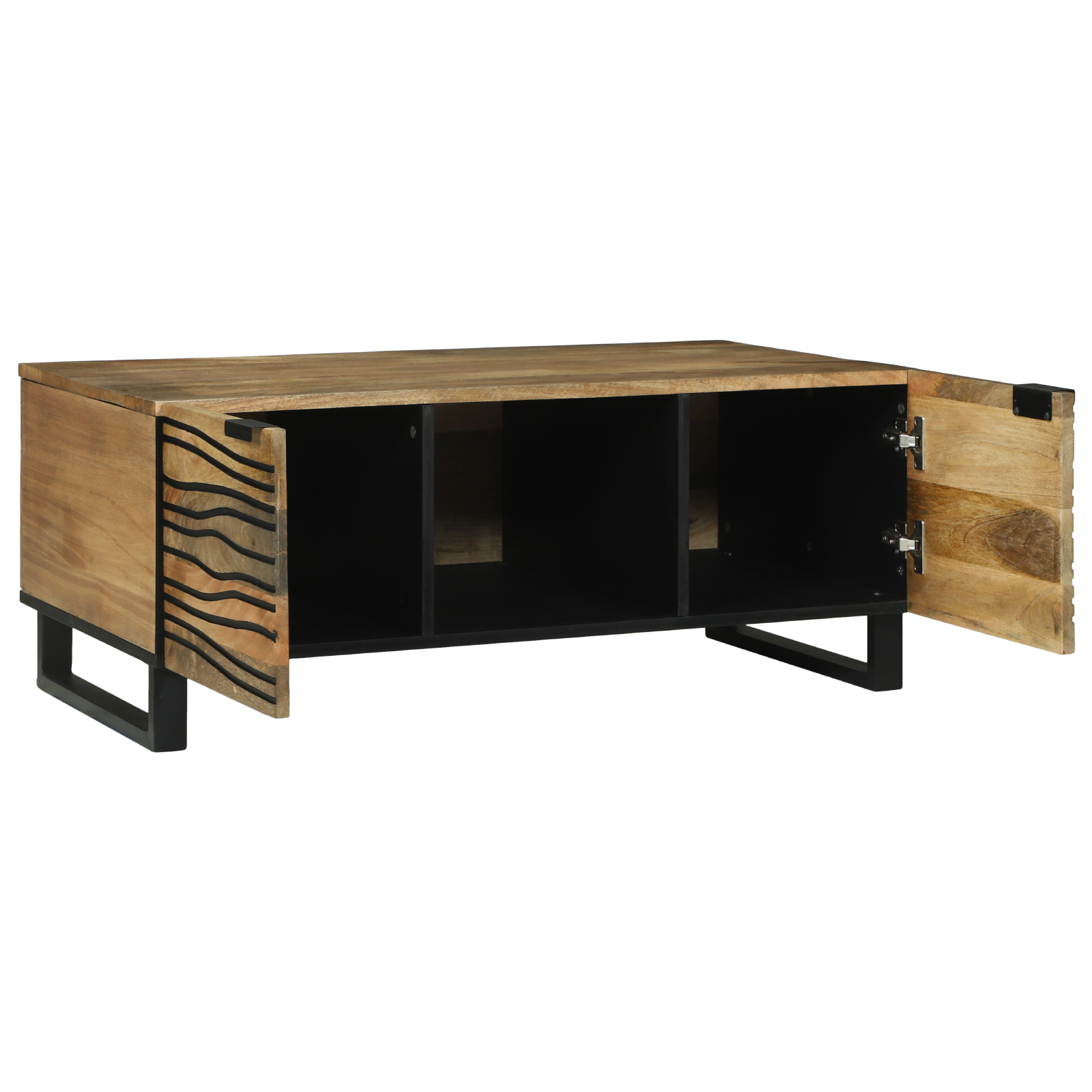 Coffee Table 100x54x40 cm Solid Mango Wood - Image 2