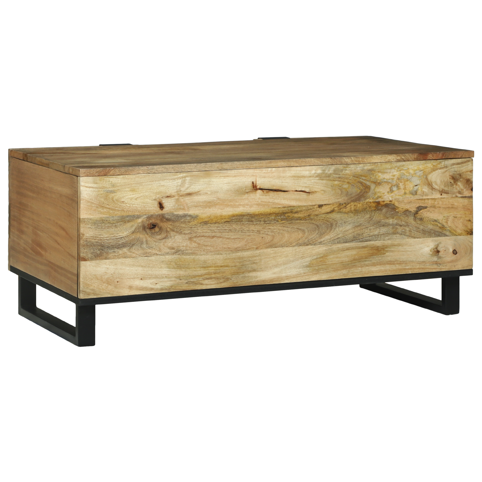 Coffee Table 100x54x40 cm Solid Mango Wood - Image 5