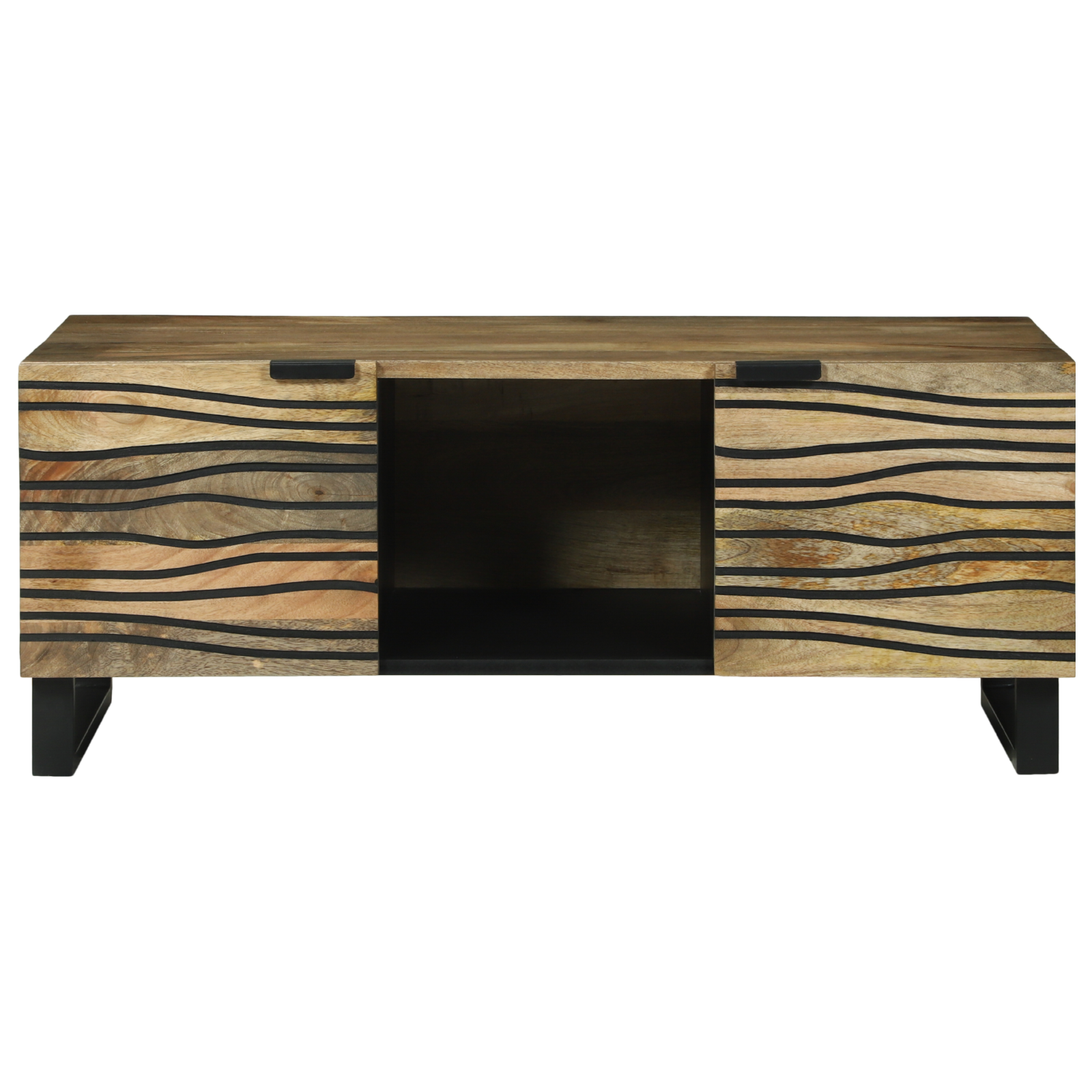 Coffee Table 100x54x40 cm Solid Mango Wood - Image 3