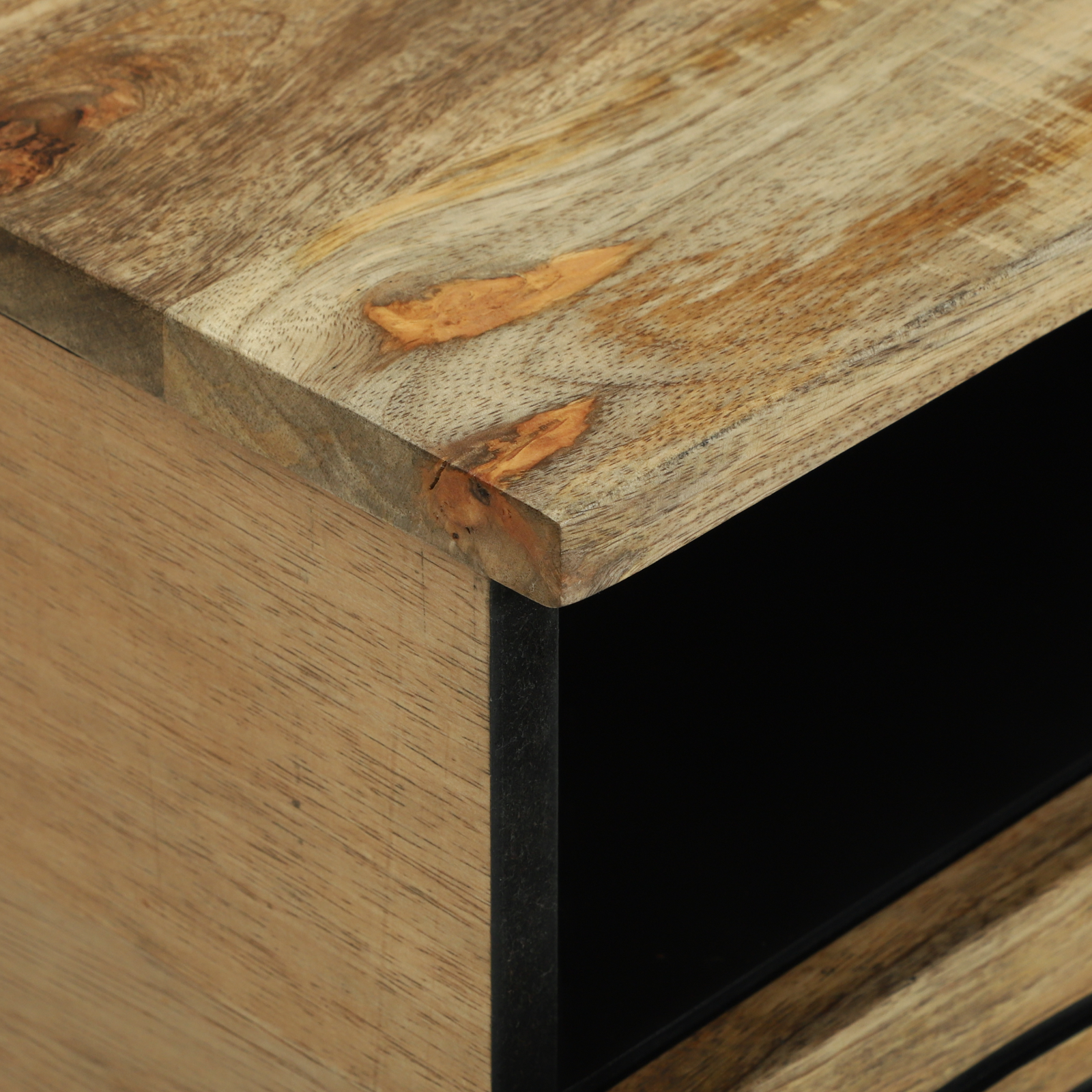 Coffee Table 80x54x40 cm Solid Wood Mango - Image 6