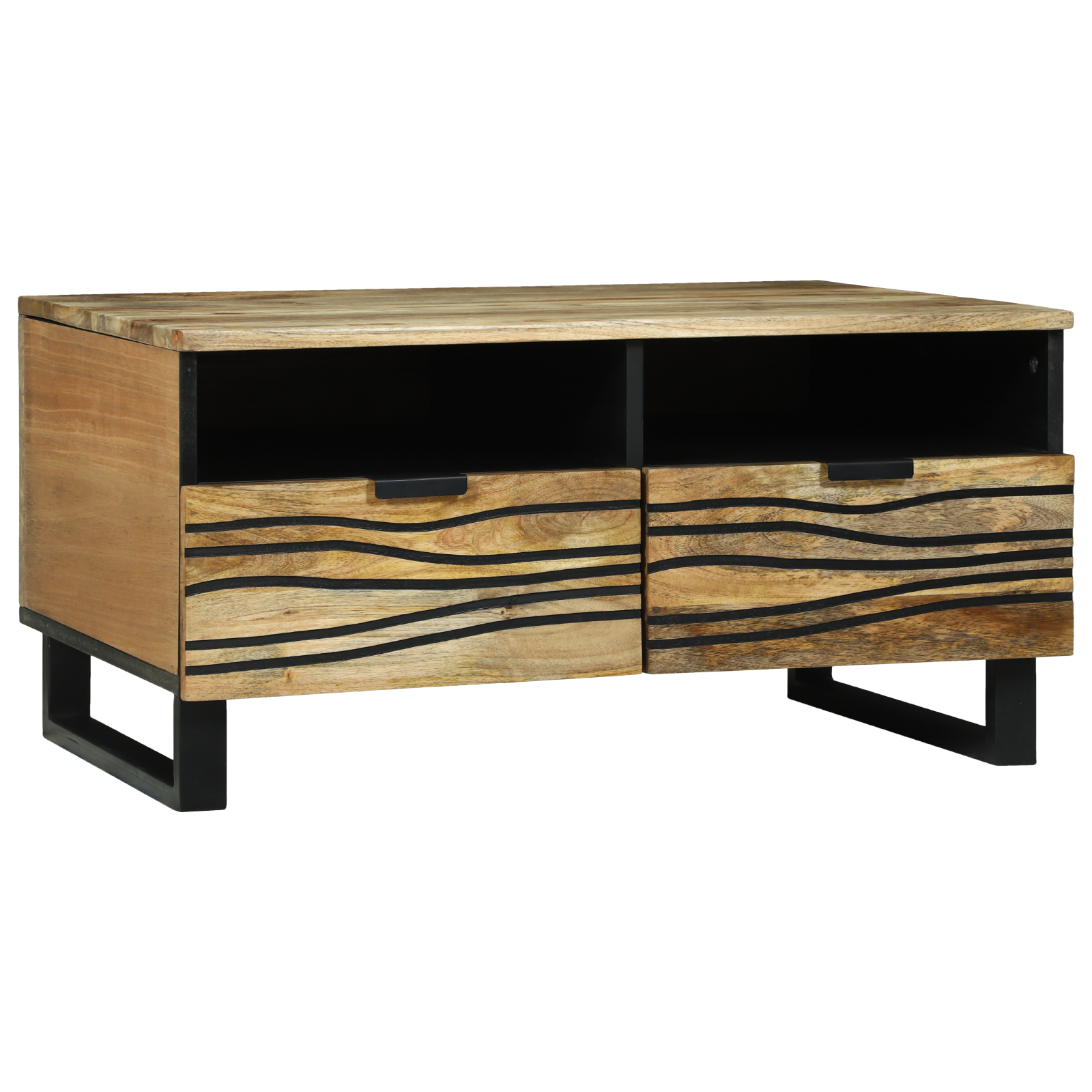Salontafel 80x54x40 cm van Massief Mango-hout