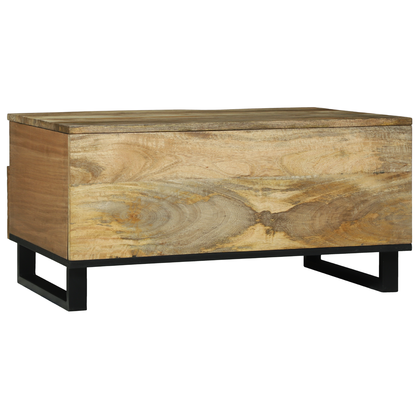 Coffee Table 80x54x40 cm Solid Wood Mango - Image 5