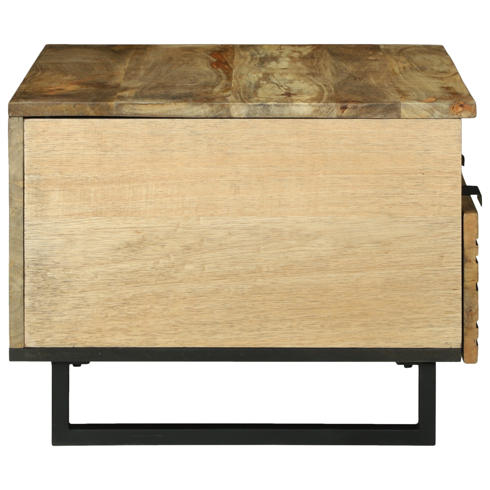 Coffee Table 80x54x40 cm Solid Wood Mango - Image 4