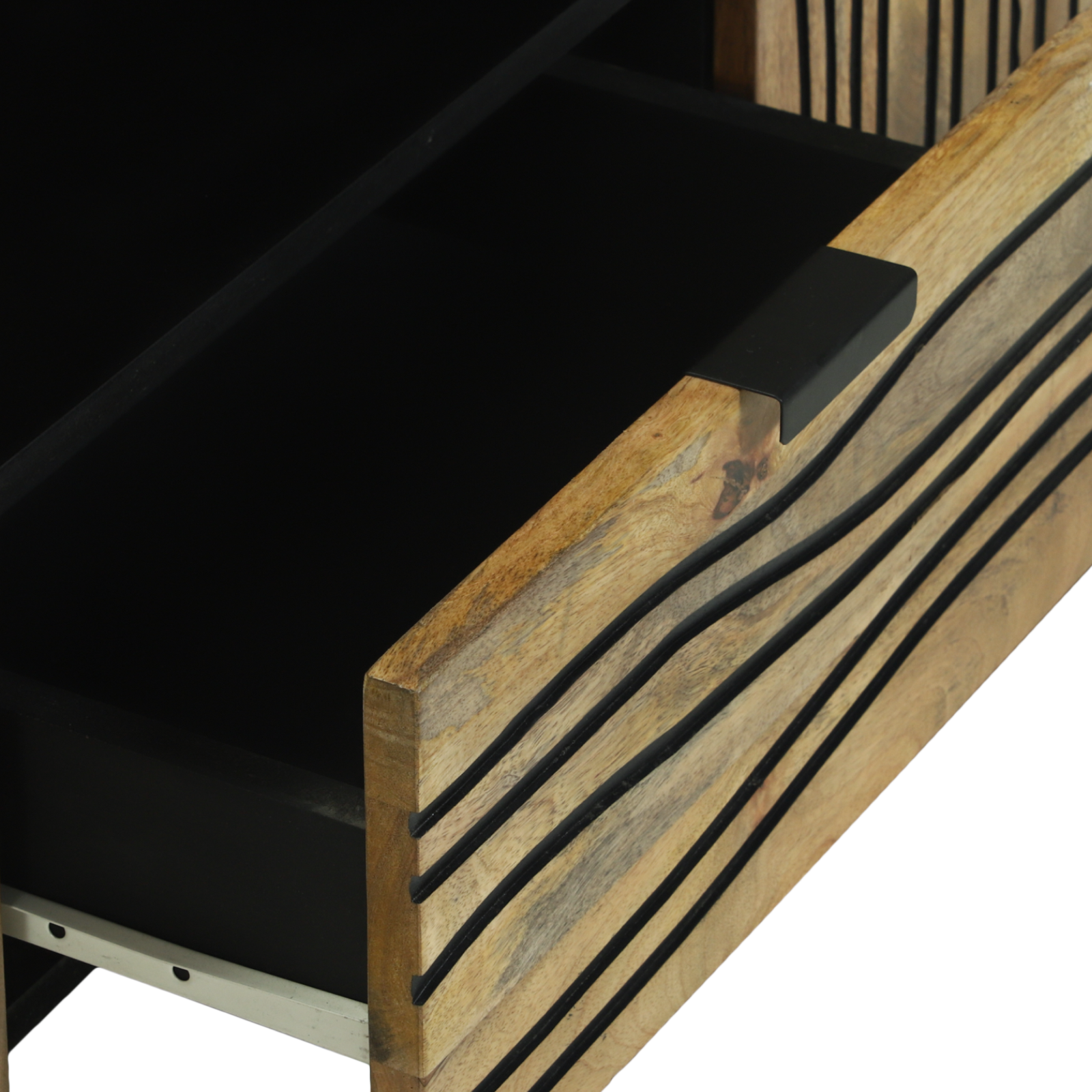 TV Cabinet 105x33.5x46 cm Solid Wood Mango - Image 7