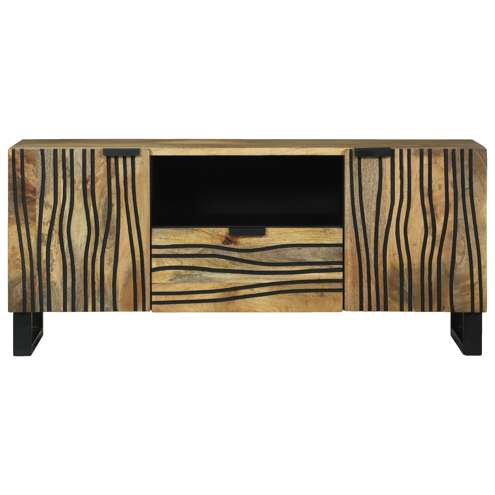 TV Cabinet 105x33.5x46 cm Solid Wood Mango - Image 3