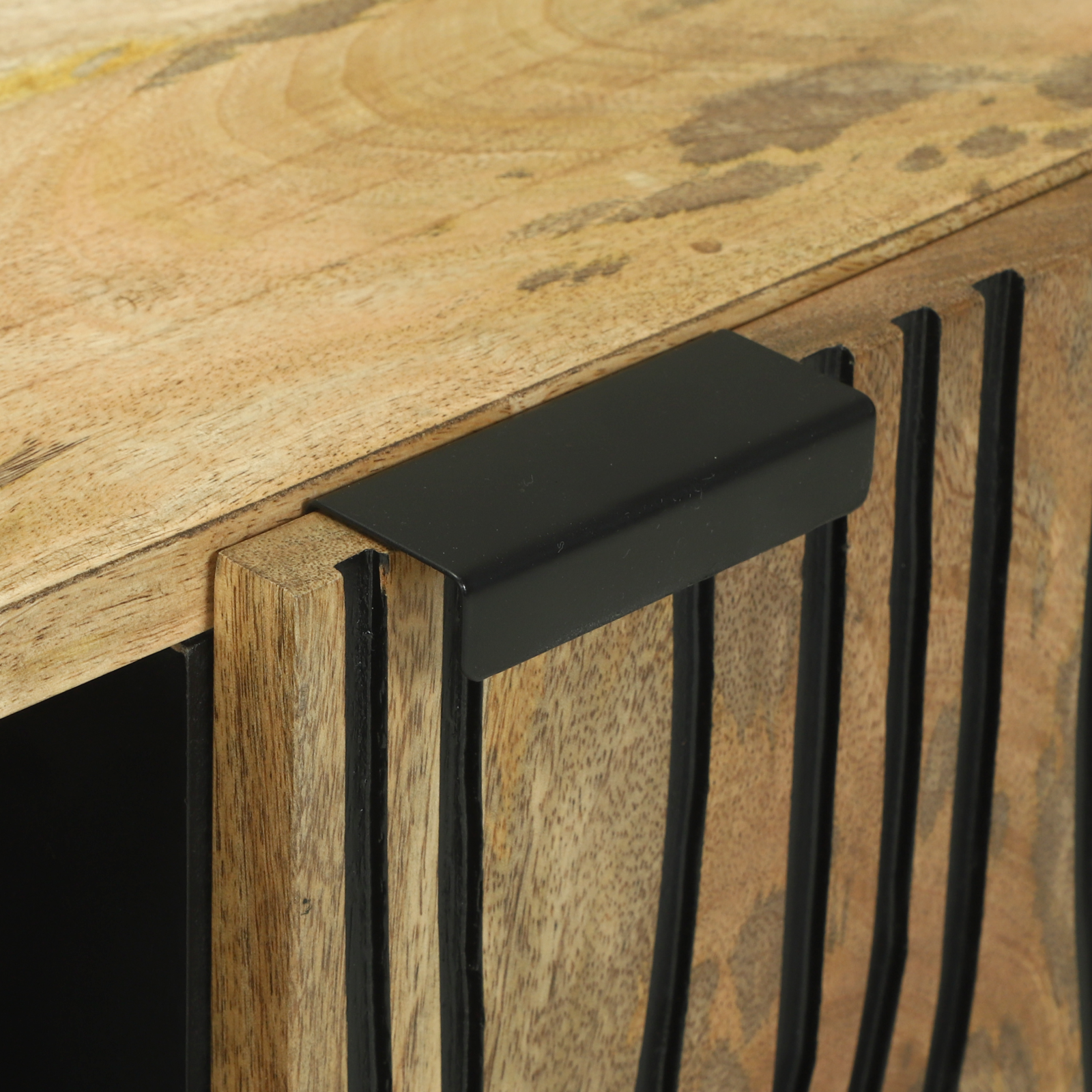 TV Cabinet 80x31.5x46 cm Solid Wood Mango and Engineered Wood - Image 7