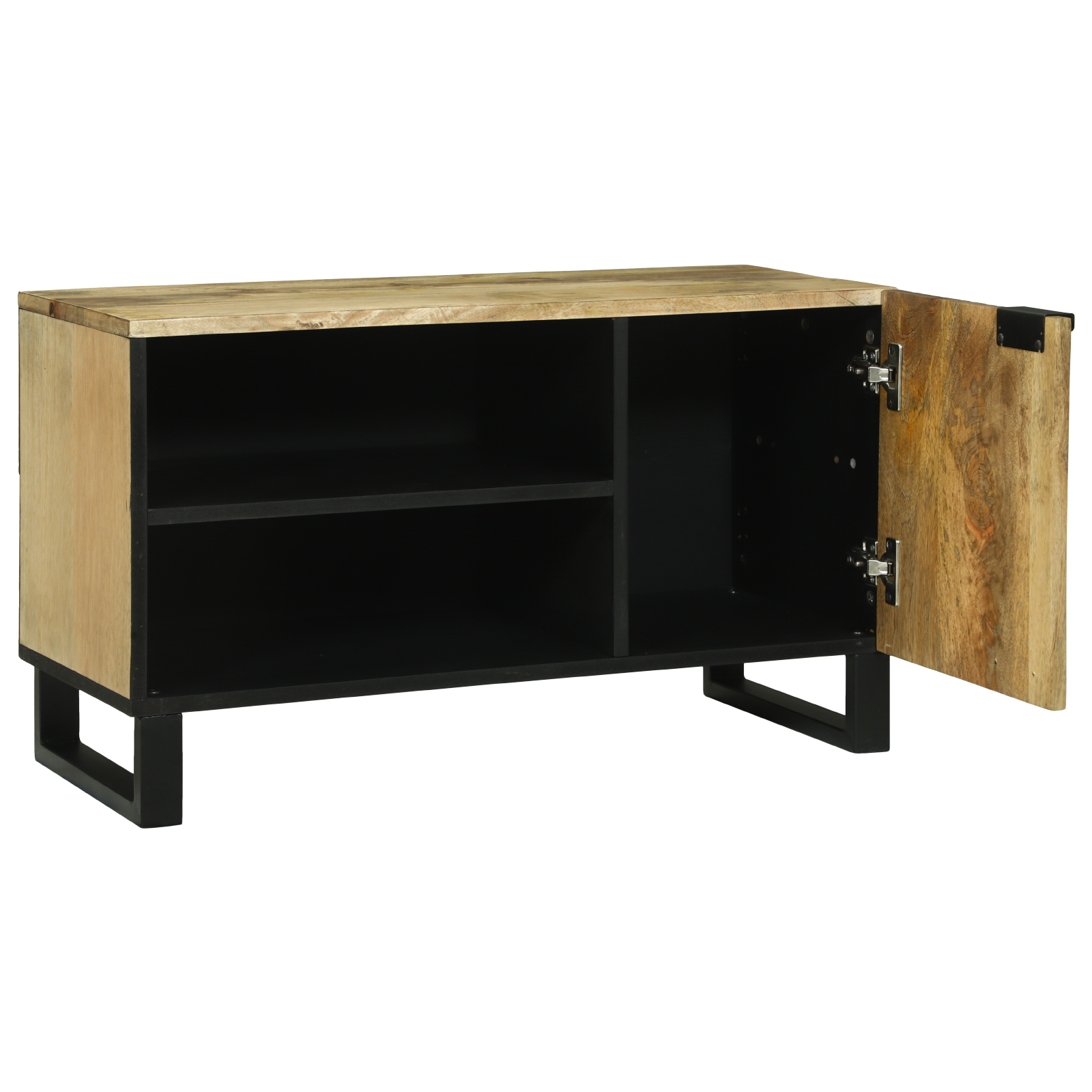 TV Cabinet 80x31.5x46 cm Solid Wood Mango and Engineered Wood - Image 2