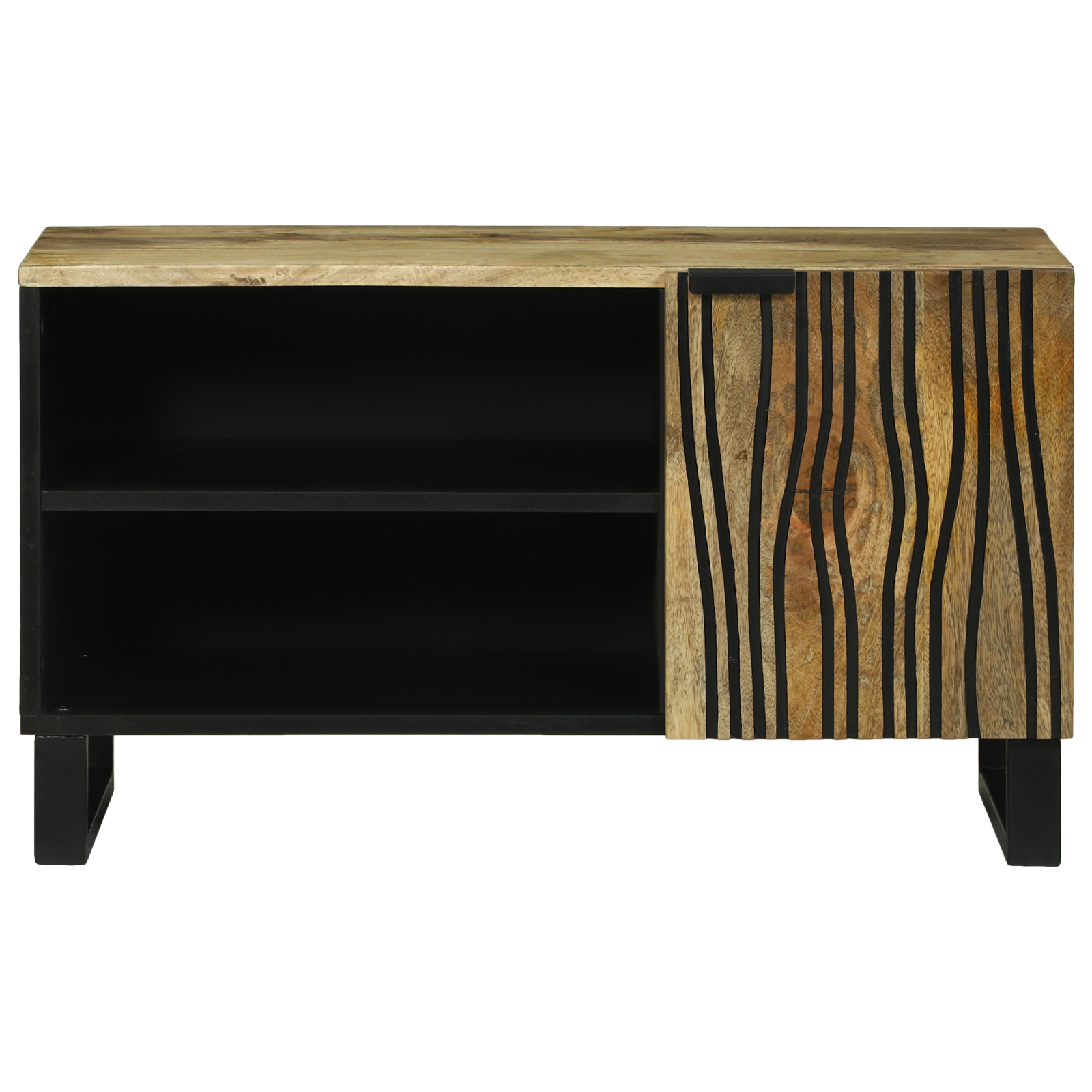 TV Cabinet 80x31.5x46 cm Solid Wood Mango and Engineered Wood - Image 3
