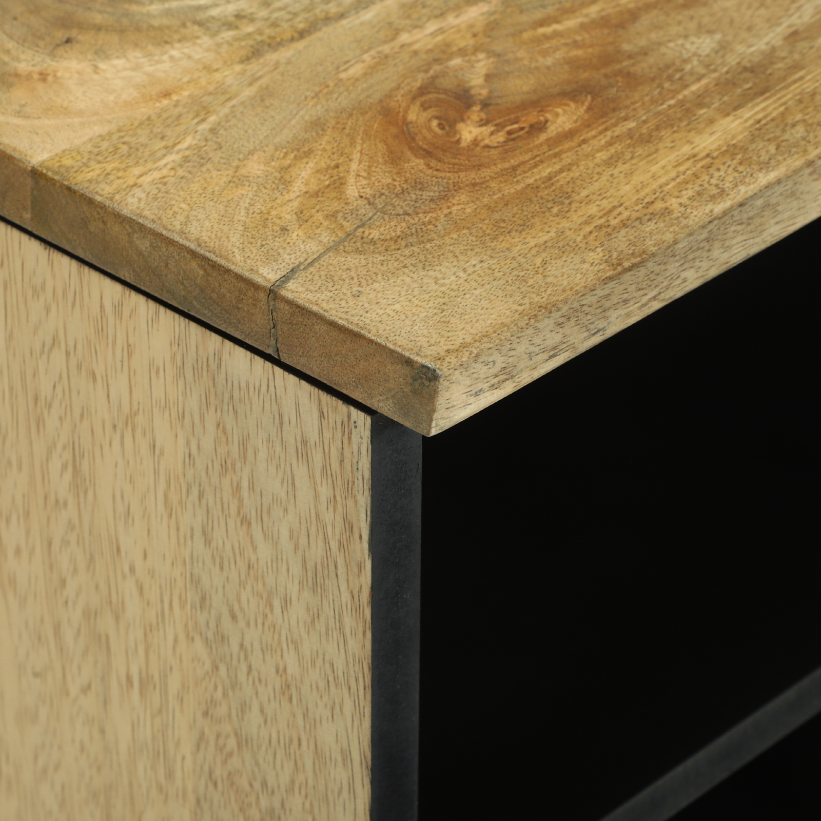 TV Cabinet 100x33.5x46 cm Solid Wood Mango - Image 6