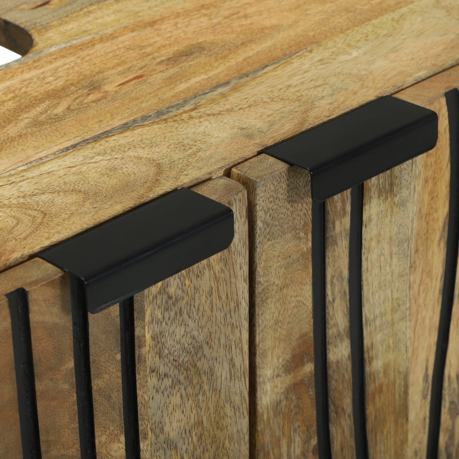 Sink Cabinet 62x33x58 cm Solid Wood Mango and Engineered Wood - Image 6