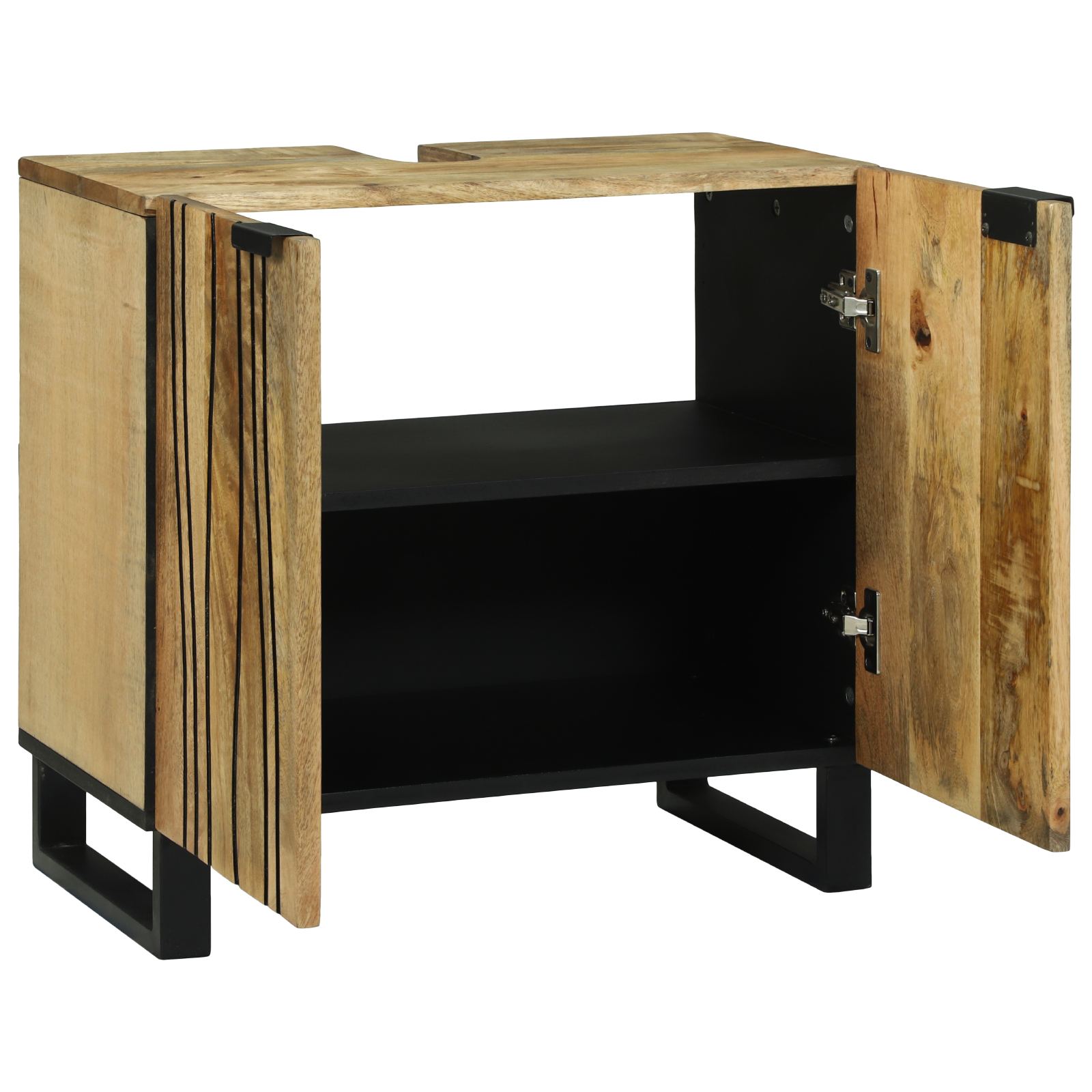Sink Cabinet 62x33x58 cm Solid Wood Mango and Engineered Wood - Image 2