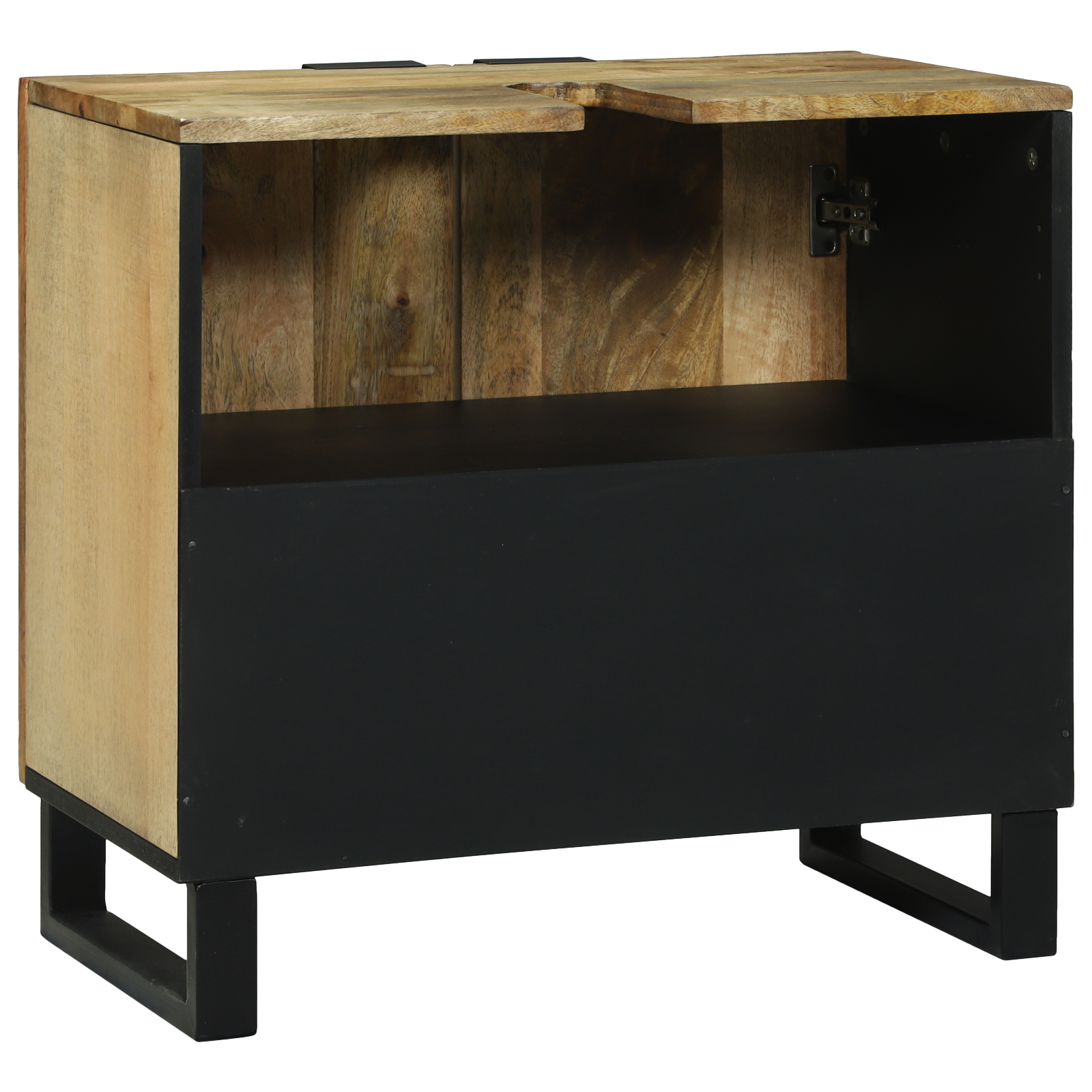 Sink Cabinet 62x33x58 cm Solid Wood Mango and Engineered Wood - Image 5