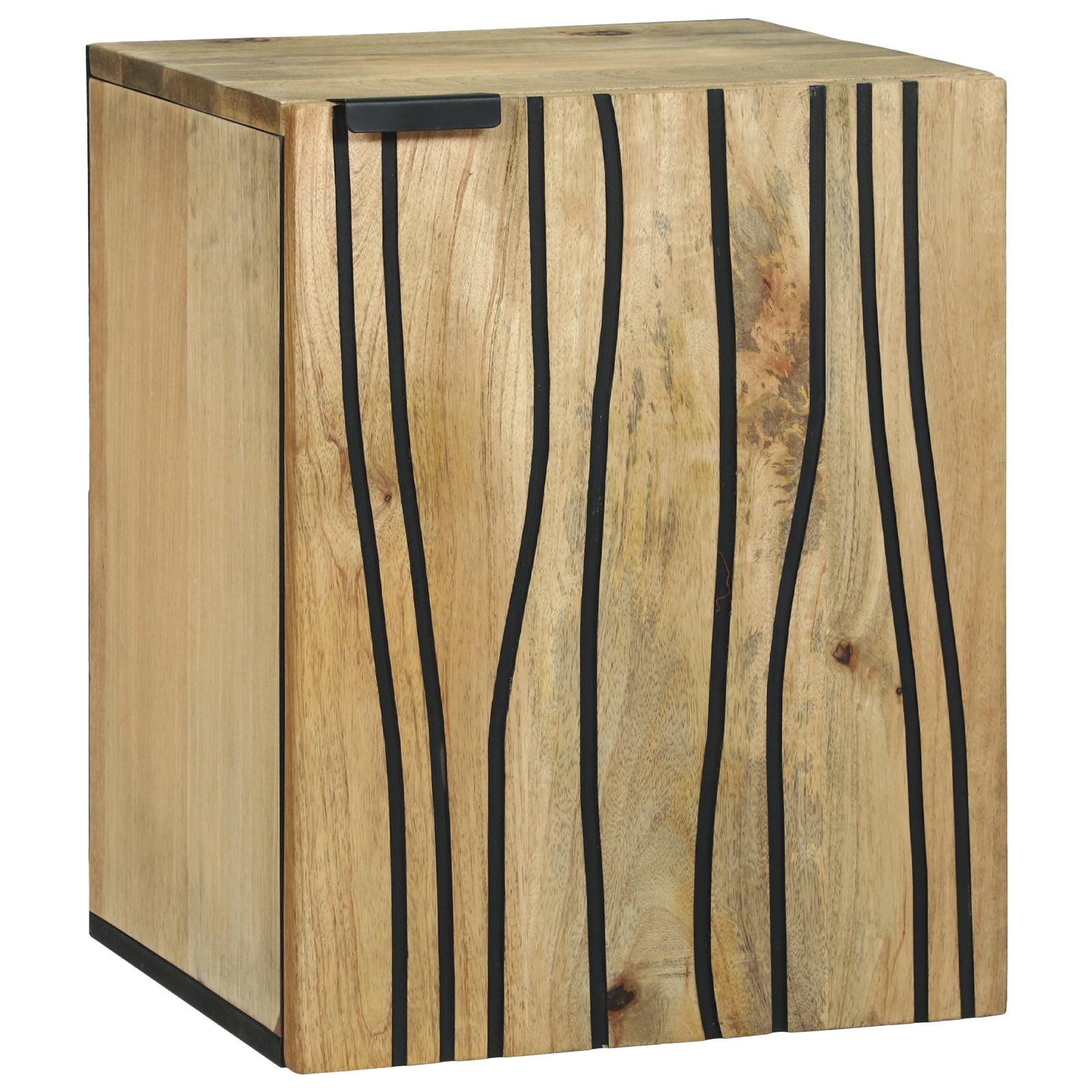 Badkamer Wandkast 38×33,5×48 cm van Massief Mango en Gefabriceerd Hout
