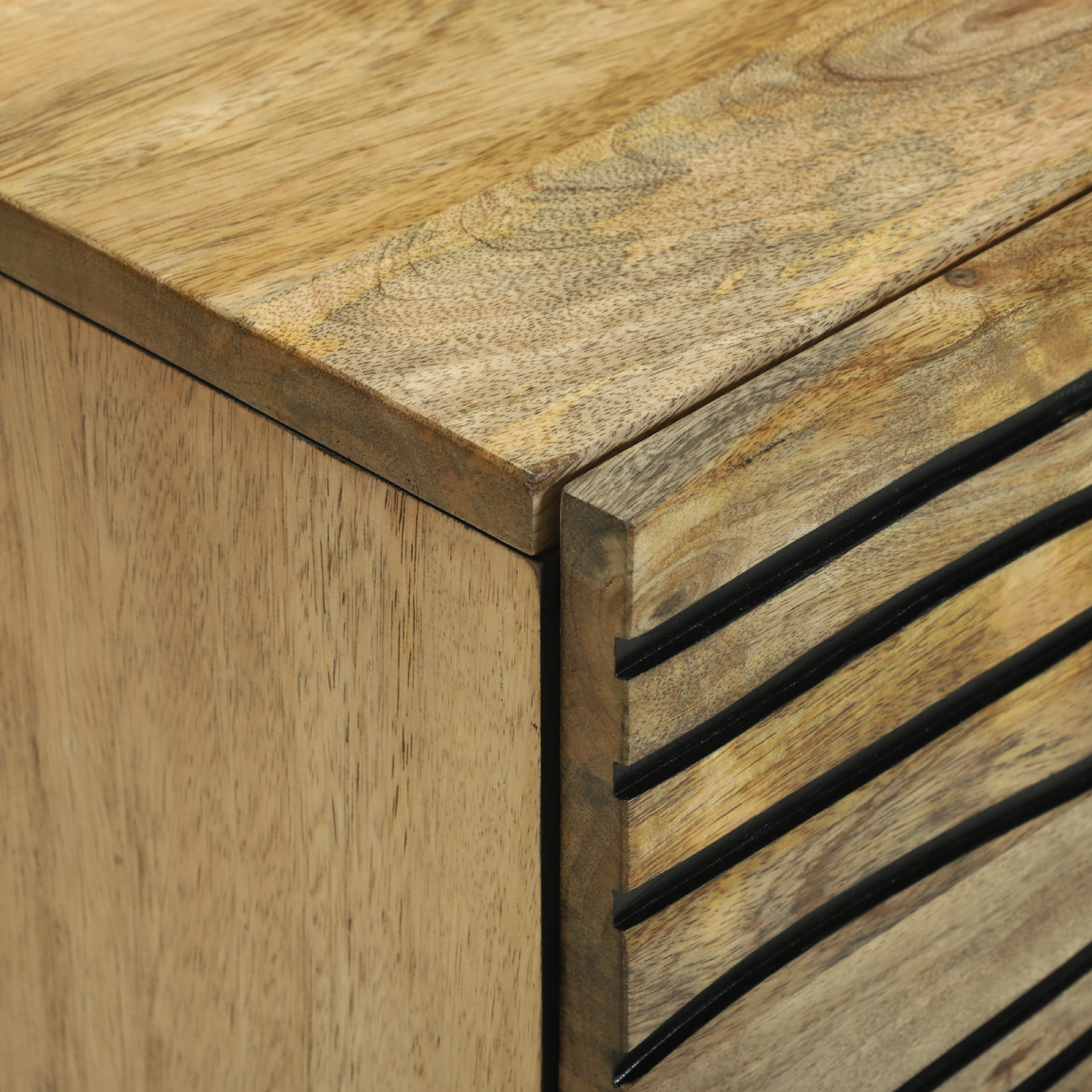 Sideboard 40x33.5x75 cm Solid Wood Mango and Engineered Wood - Image 6
