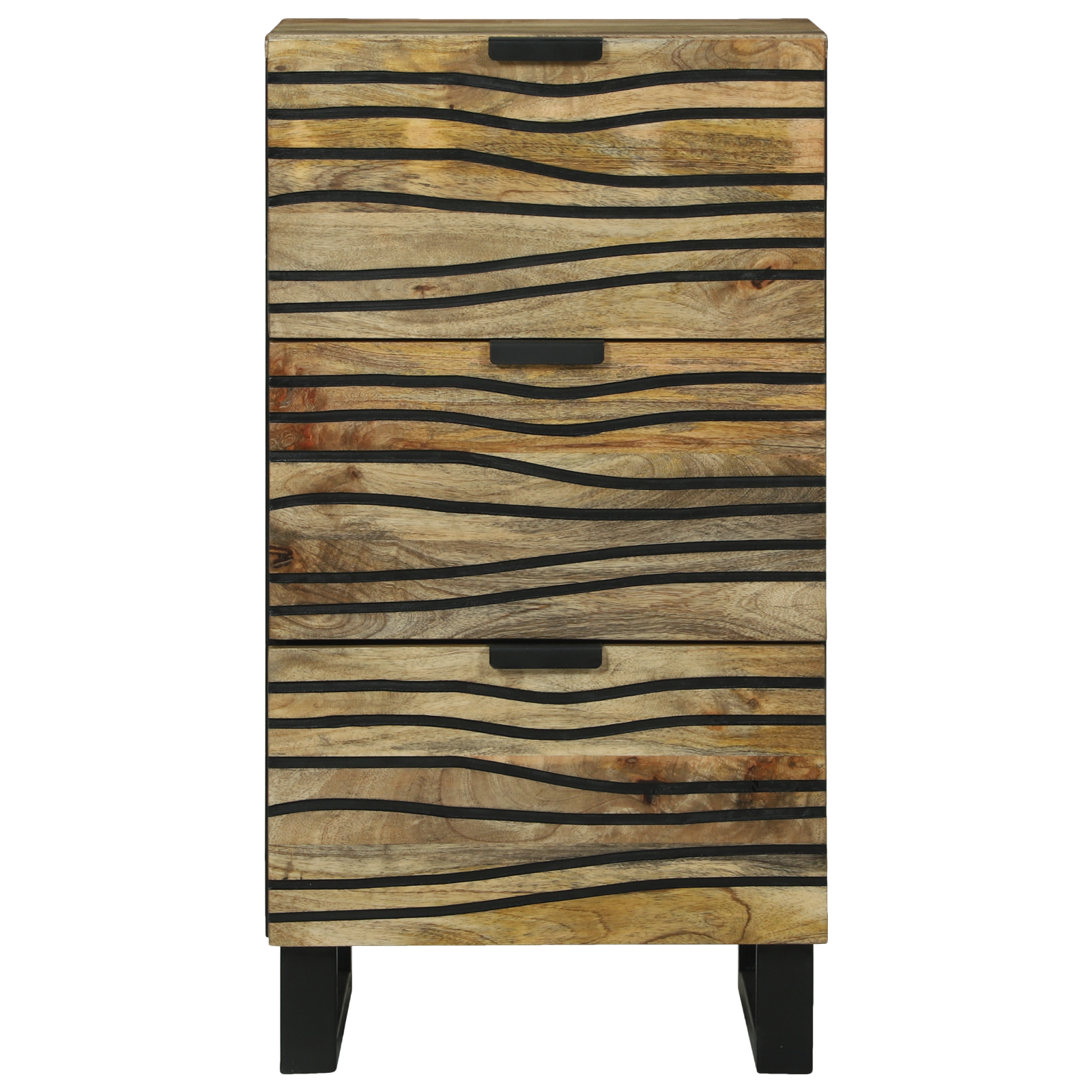 Sideboard 40x33.5x75 cm Solid Wood Mango and Engineered Wood - Image 3