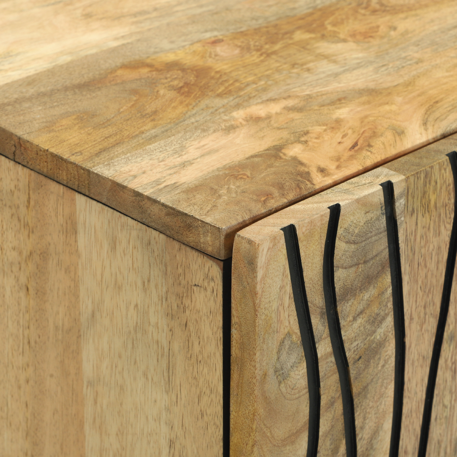 Sideboard 60x33.5x75 cm Solid Wood Mango and Engineered Wood - Image 6