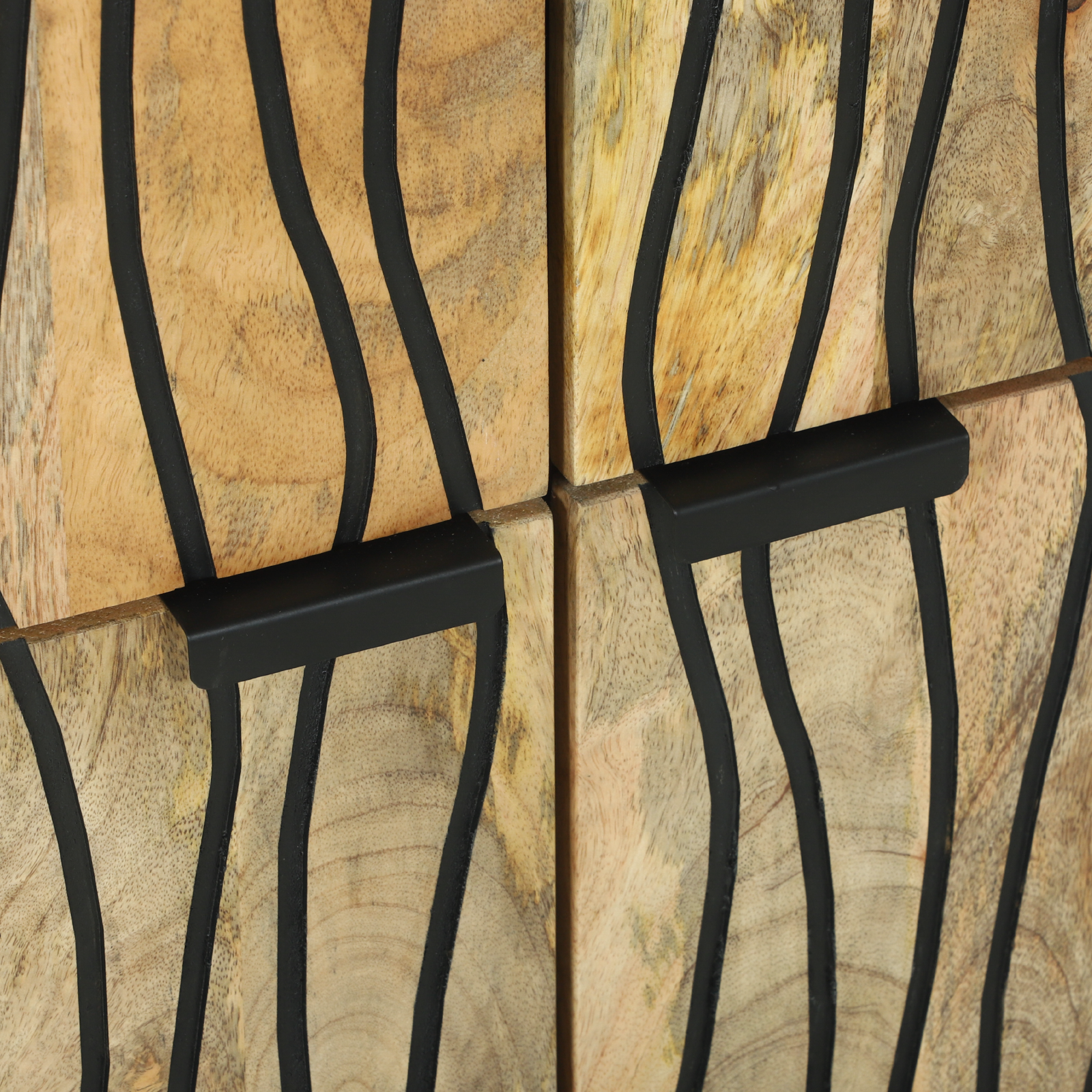 Sideboard 60x33.5x75 cm Solid Wood Mango and Engineered Wood - Image 7