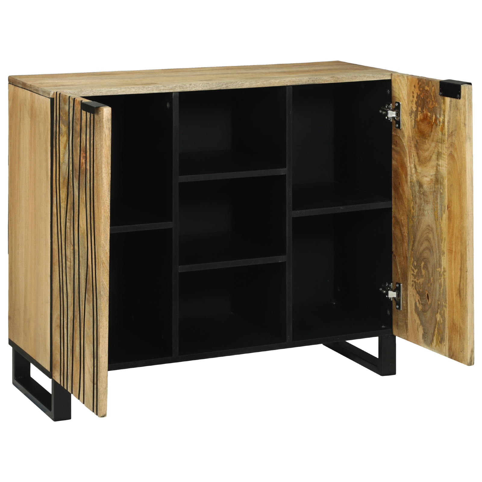 Sideboard 90x33.5x75 cm Solid Wood Mango - Image 2