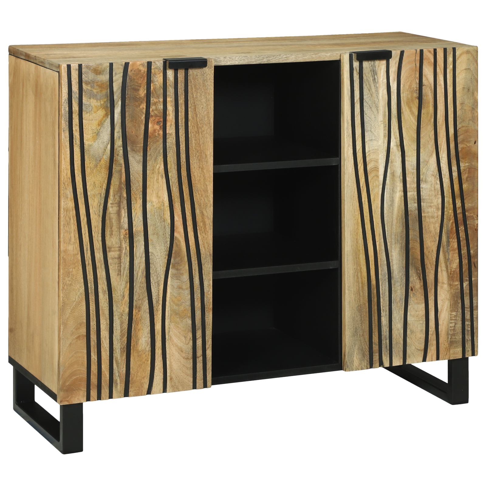 Dressoir 90×33,5×75 cm van Massief Mango Hout