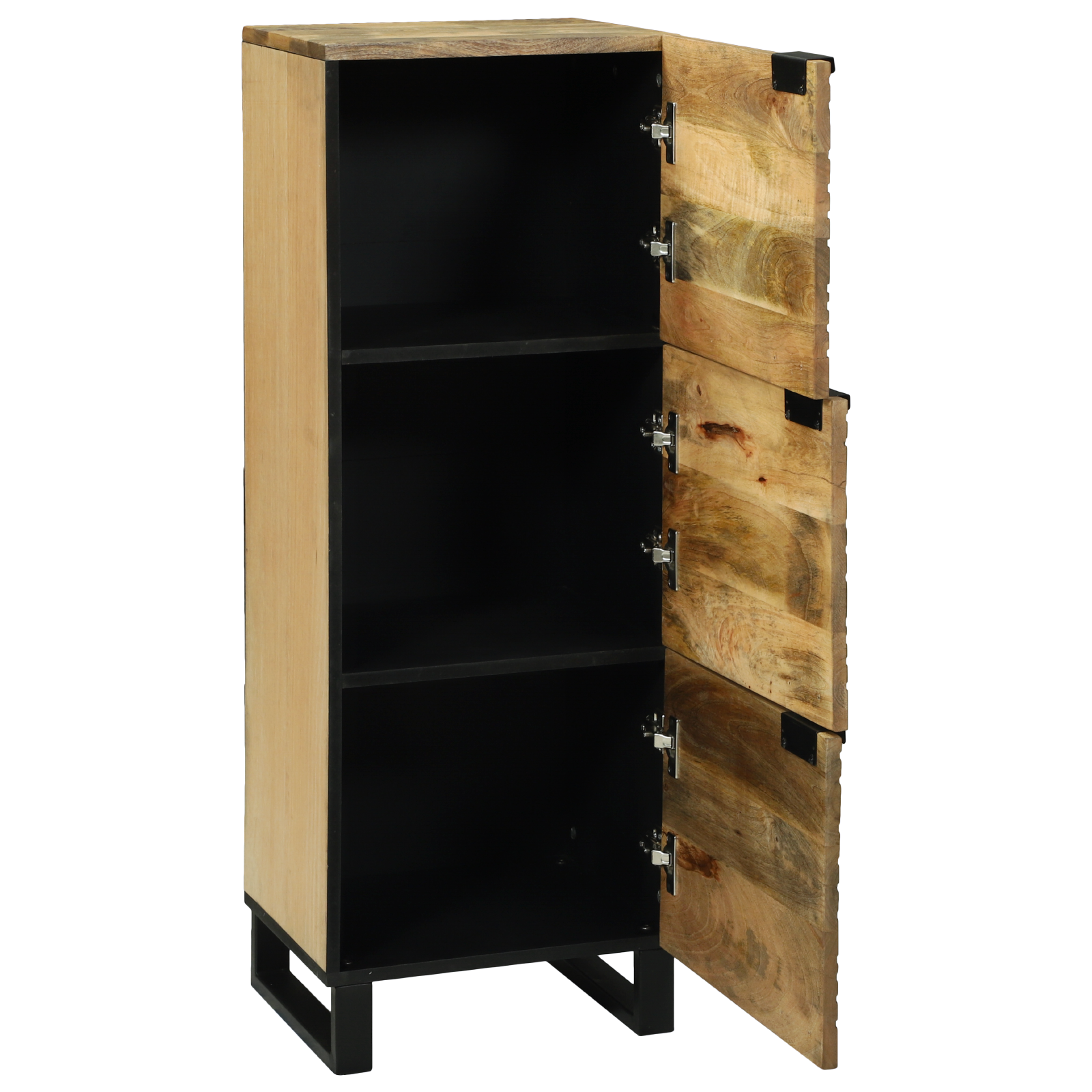 Highboard 40x33.5x110 cm Solid Wood Mango - Image 2